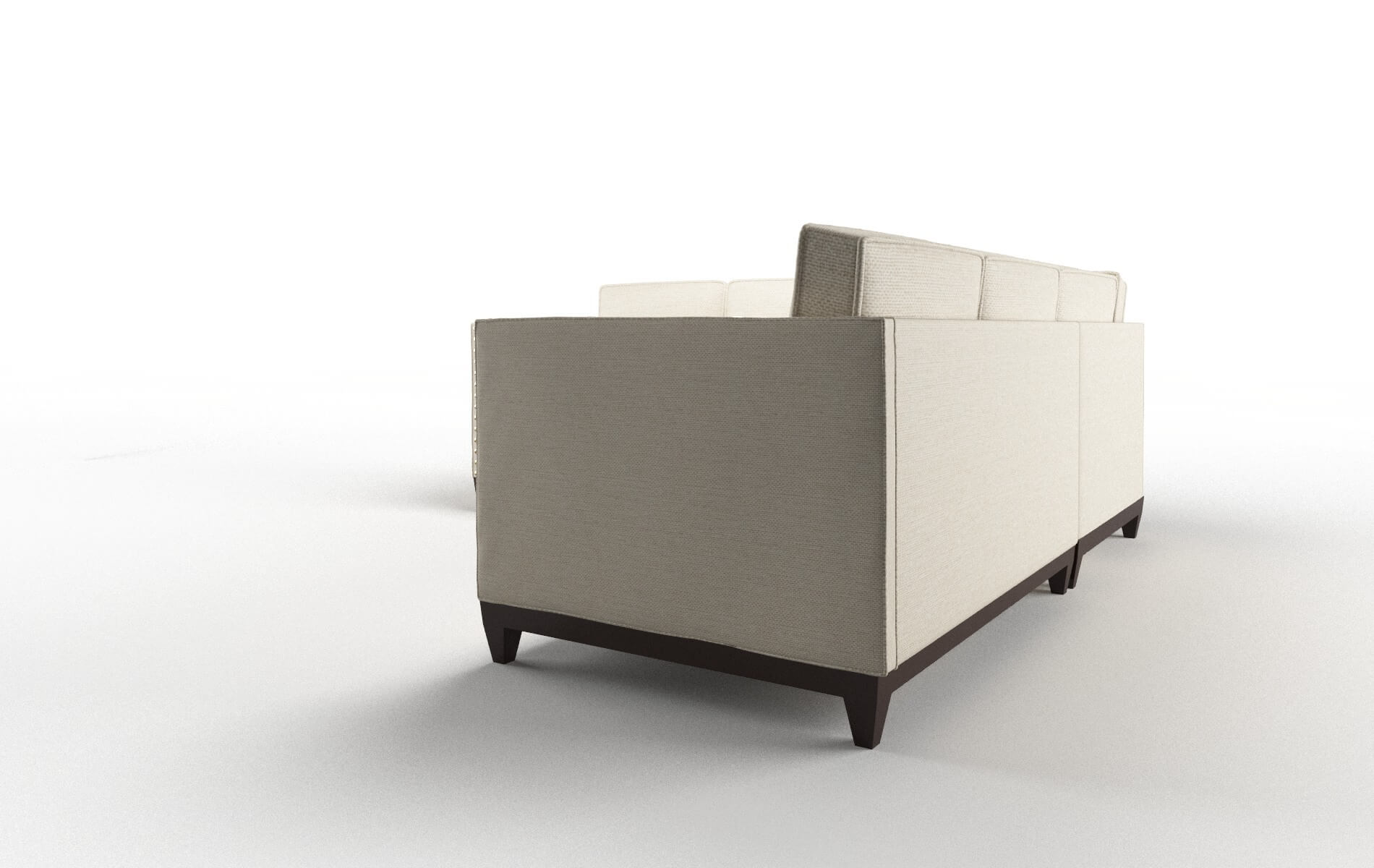 Florence Avenger Beach Sectional espresso legs 4