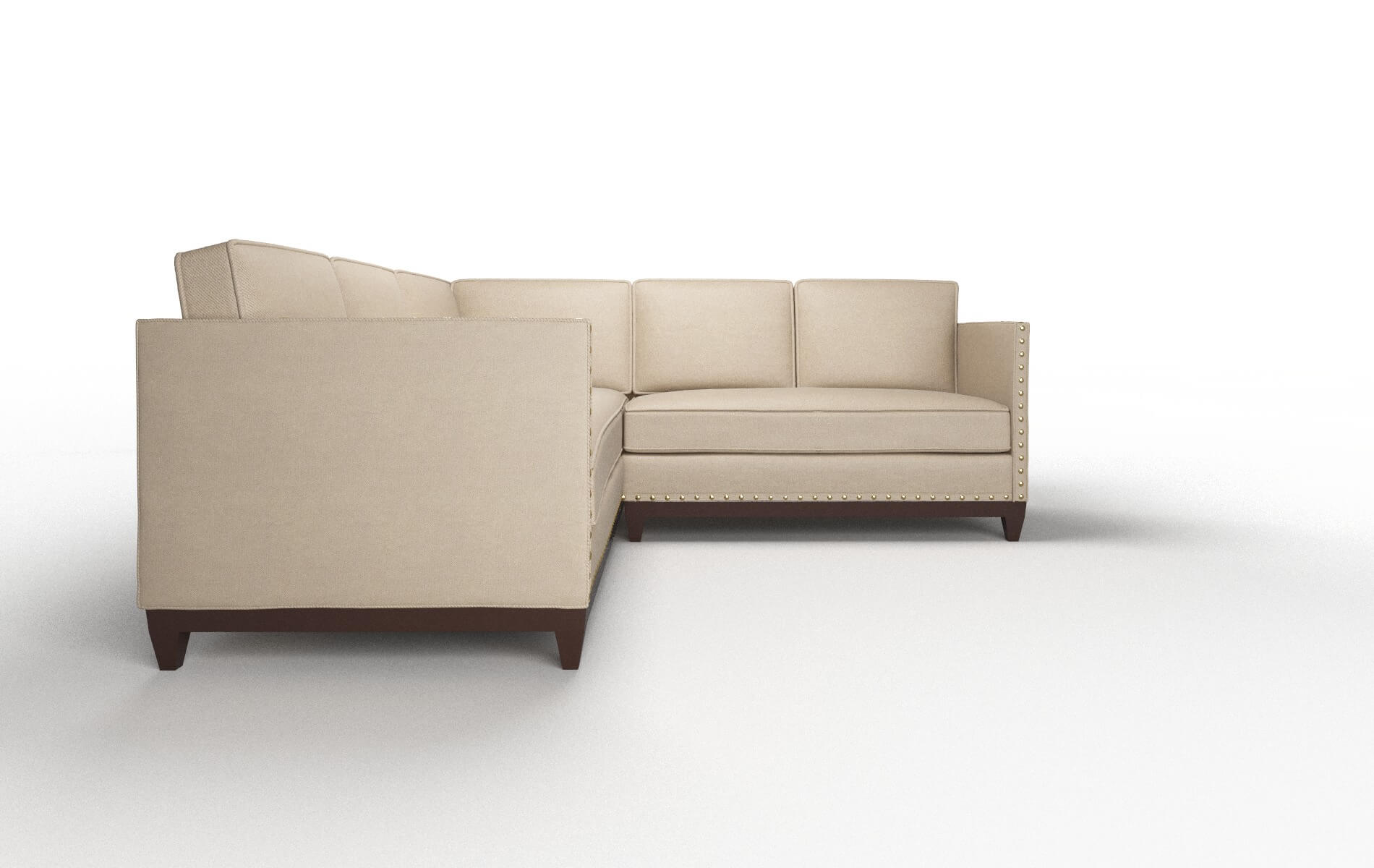 Florence Avenger Driftwood Sectional espresso legs 2