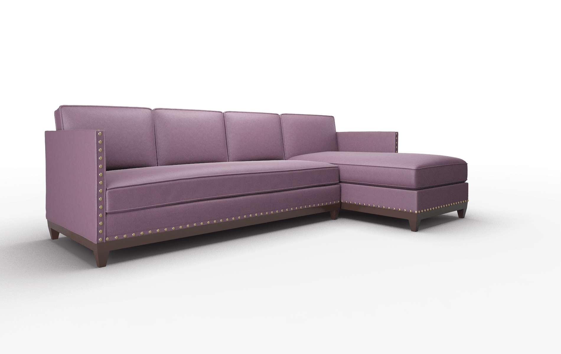 Florence Bella Aubergine Panel espresso legs 2