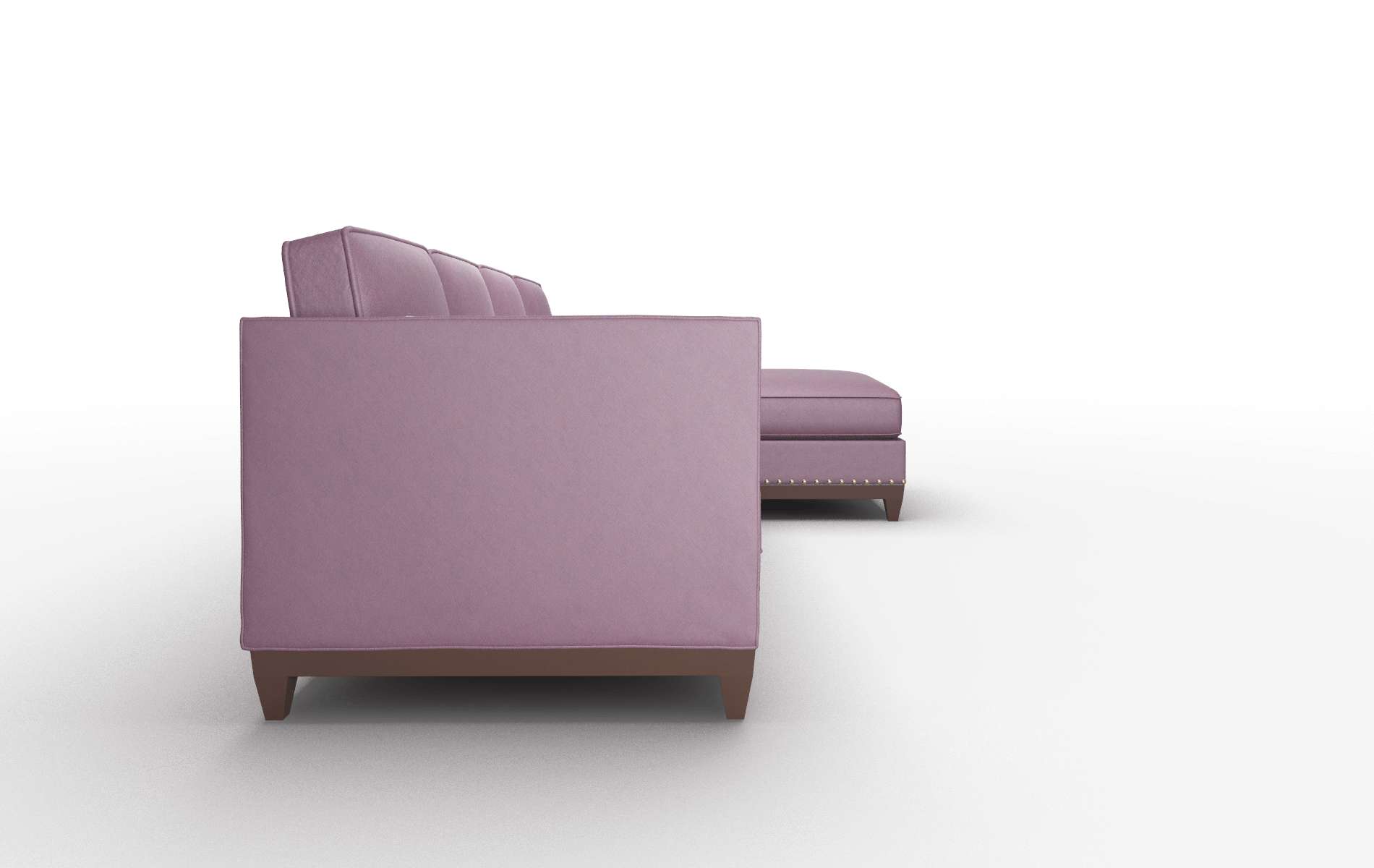 Florence Bella Aubergine Panel espresso legs 3