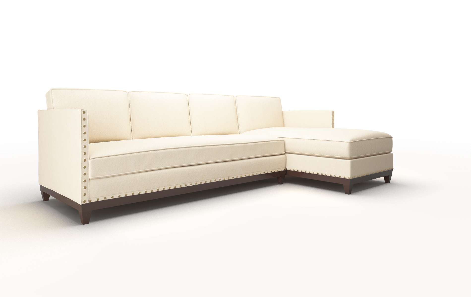 Florence Bella Buckwheat Panel espresso legs 2