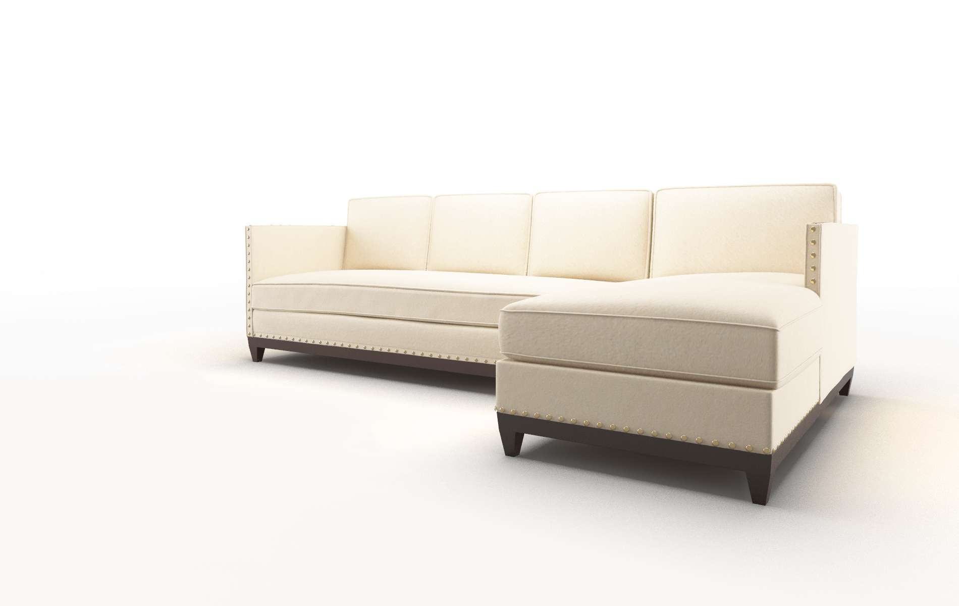 Florence Bella Buckwheat Panel espresso legs 4