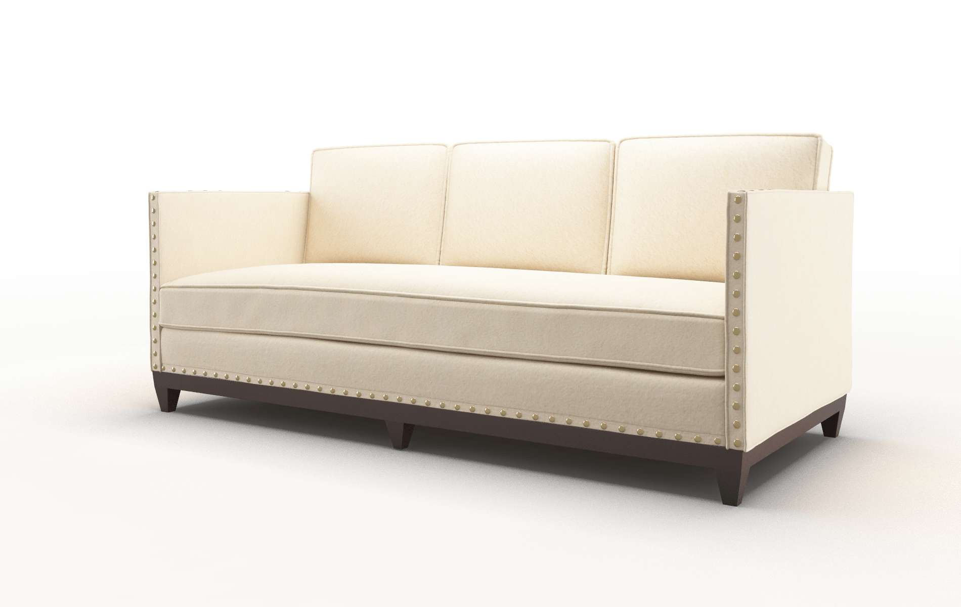 Florence Bella Buckwheat Sofa espresso legs 4