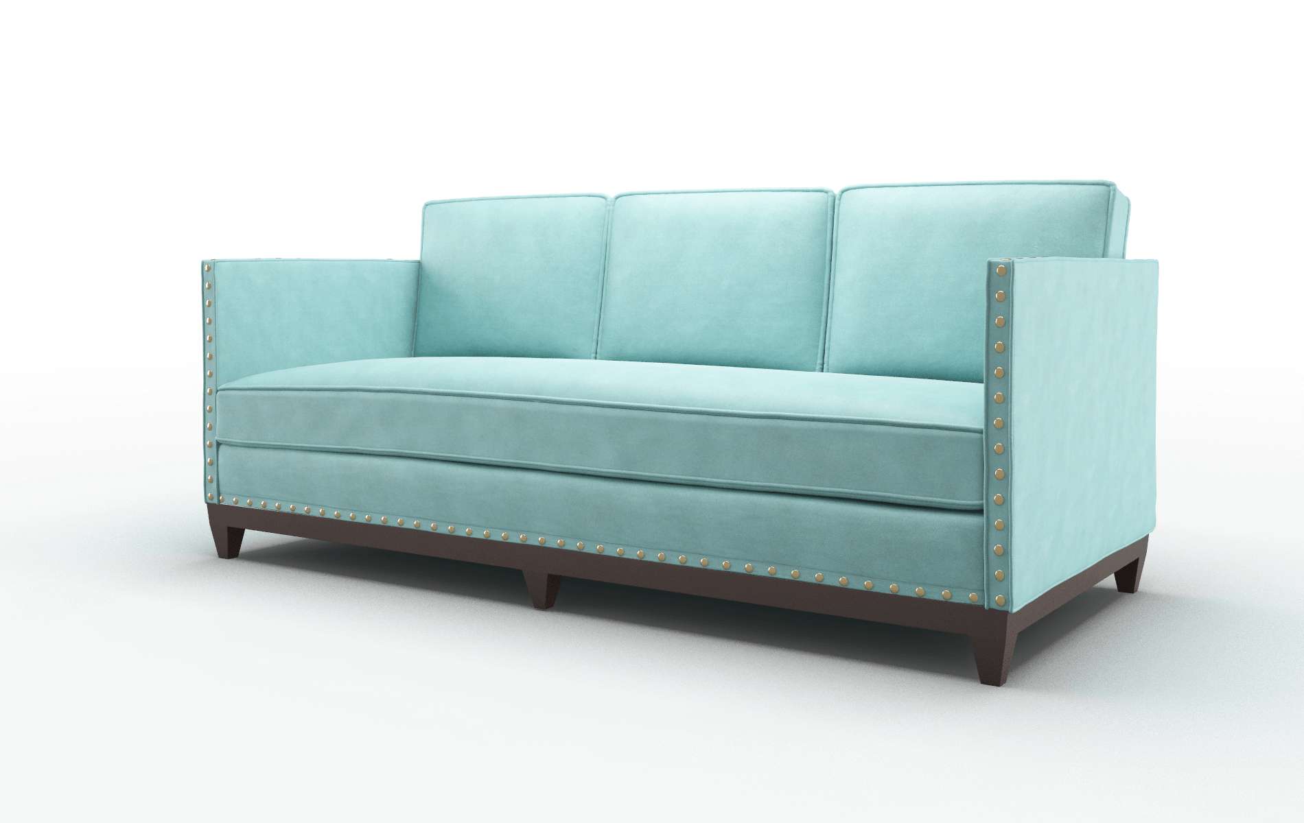 Florence Bella Caribbean Sofa espresso legs 4