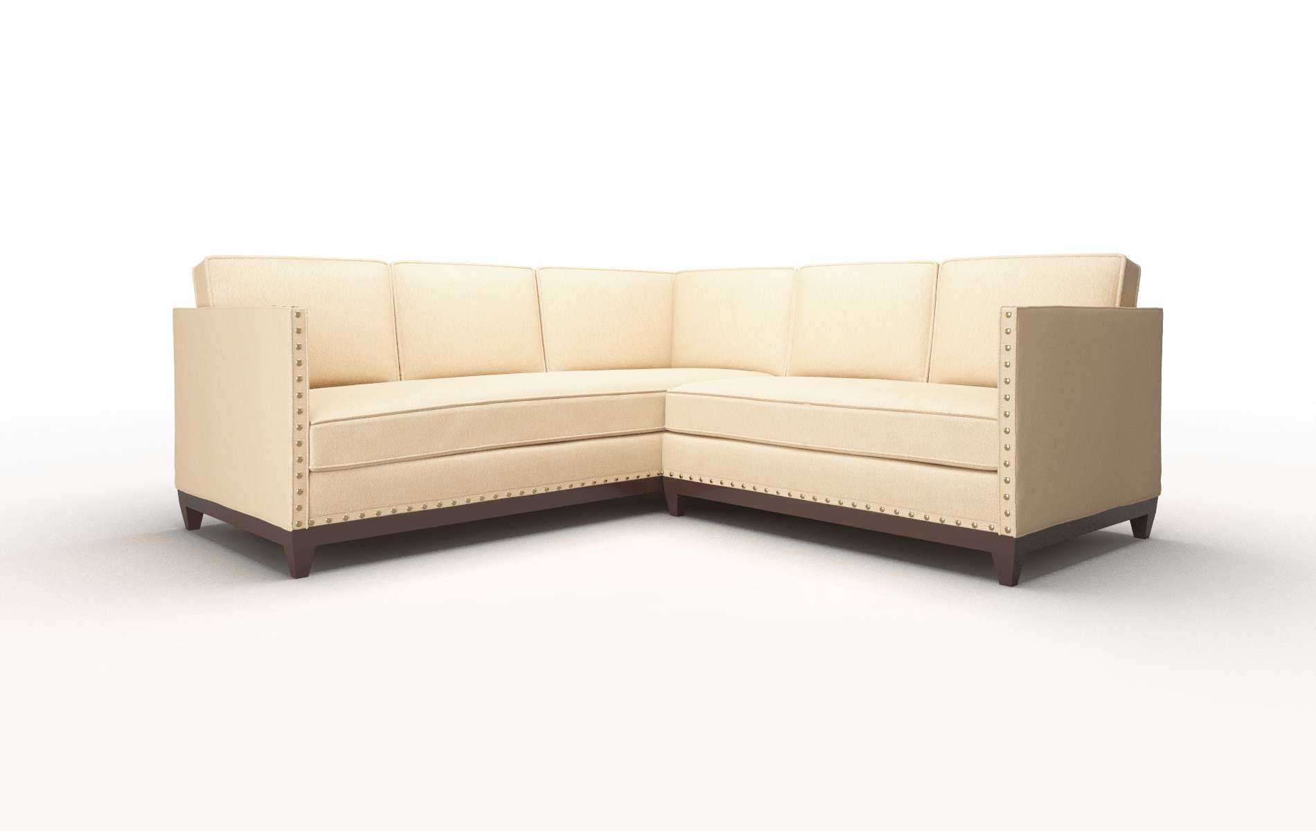 Florence Bella Coffee Sectional espresso legs 1