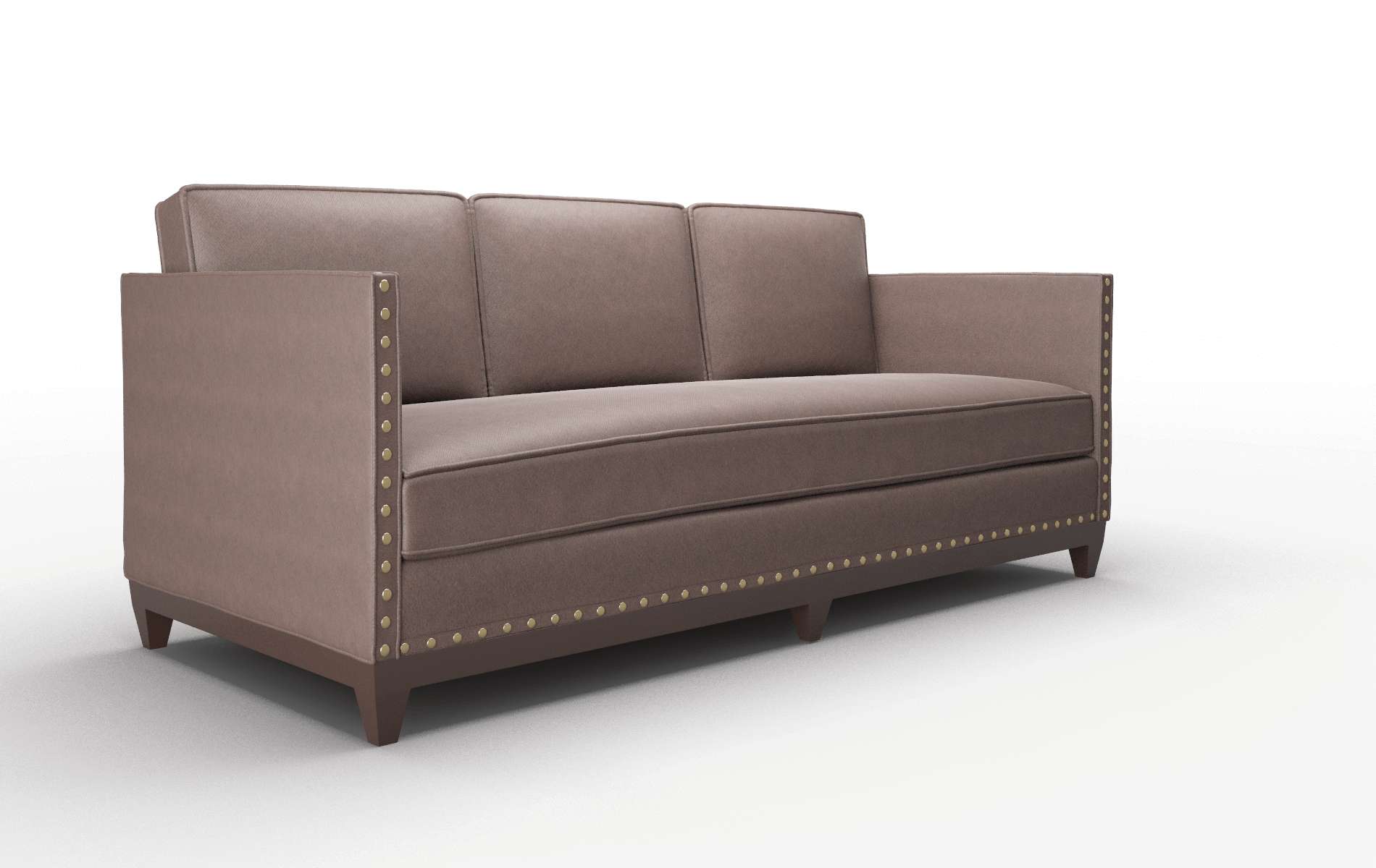 Florence Bella Espresso Sofa espresso legs 2