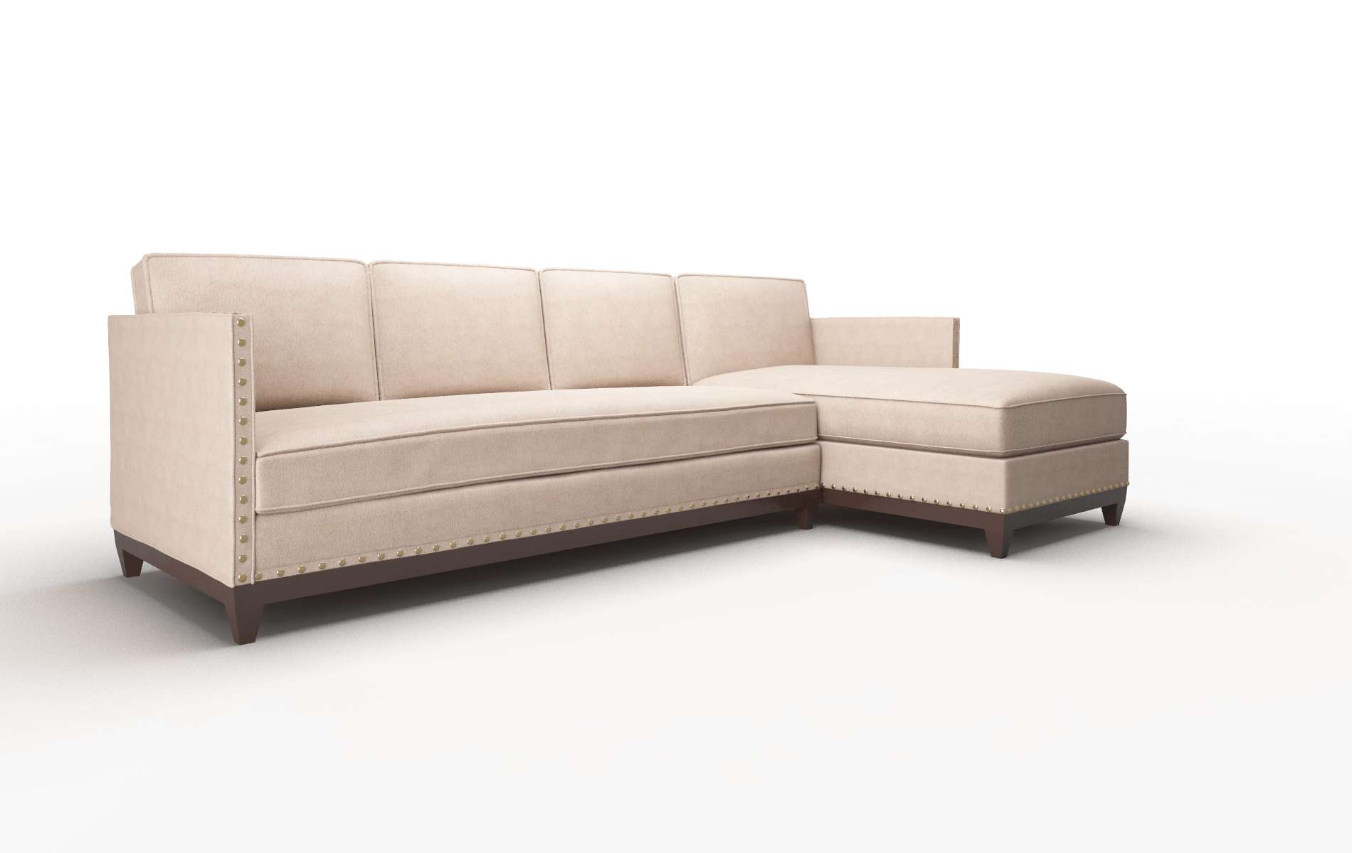 Florence Bella Pewter Panel espresso legs 2