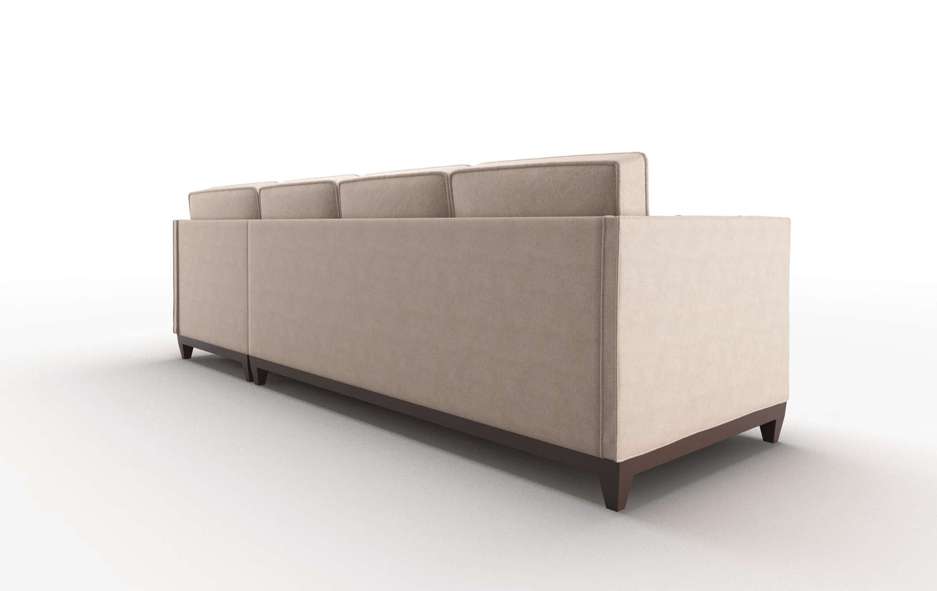 Florence Bella Pewter Panel espresso legs 5