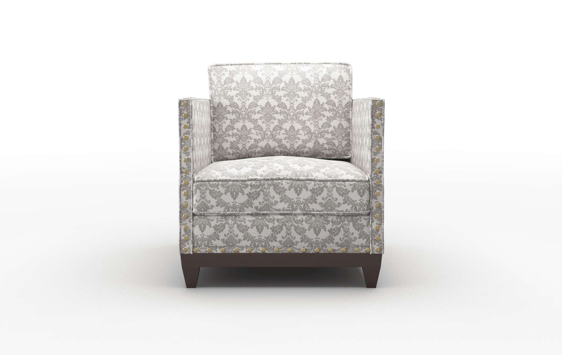 Florence Bergamo dove Chair Espresso Legs  1