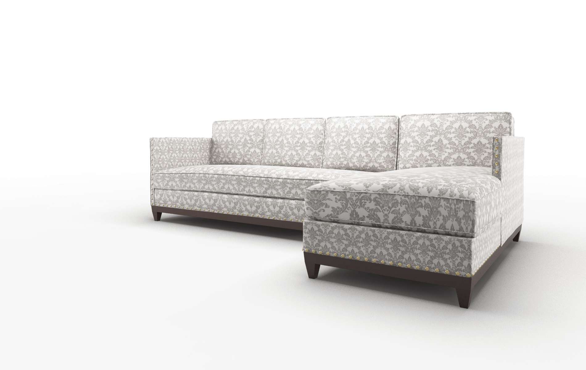 Florence Bergamo Dove Panel espresso legs 4