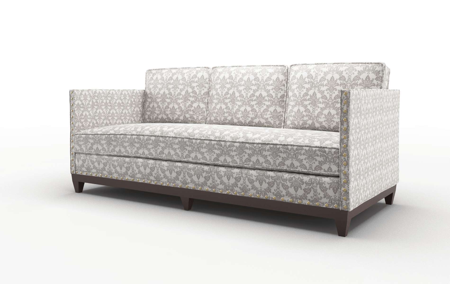 Florence Bergamo Dove Sofa espresso legs 4