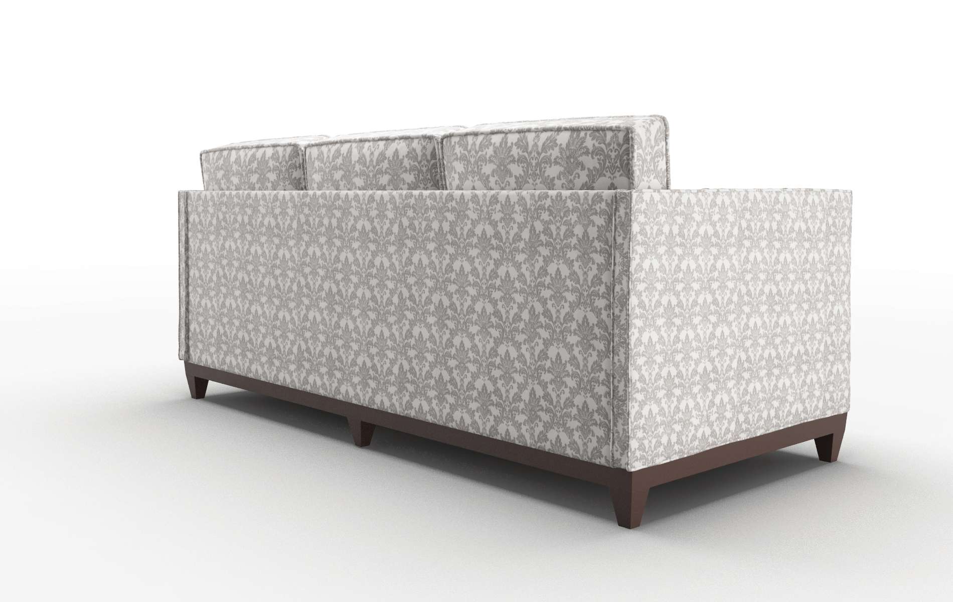 Florence Bergamo Dove Sofa espresso legs 5