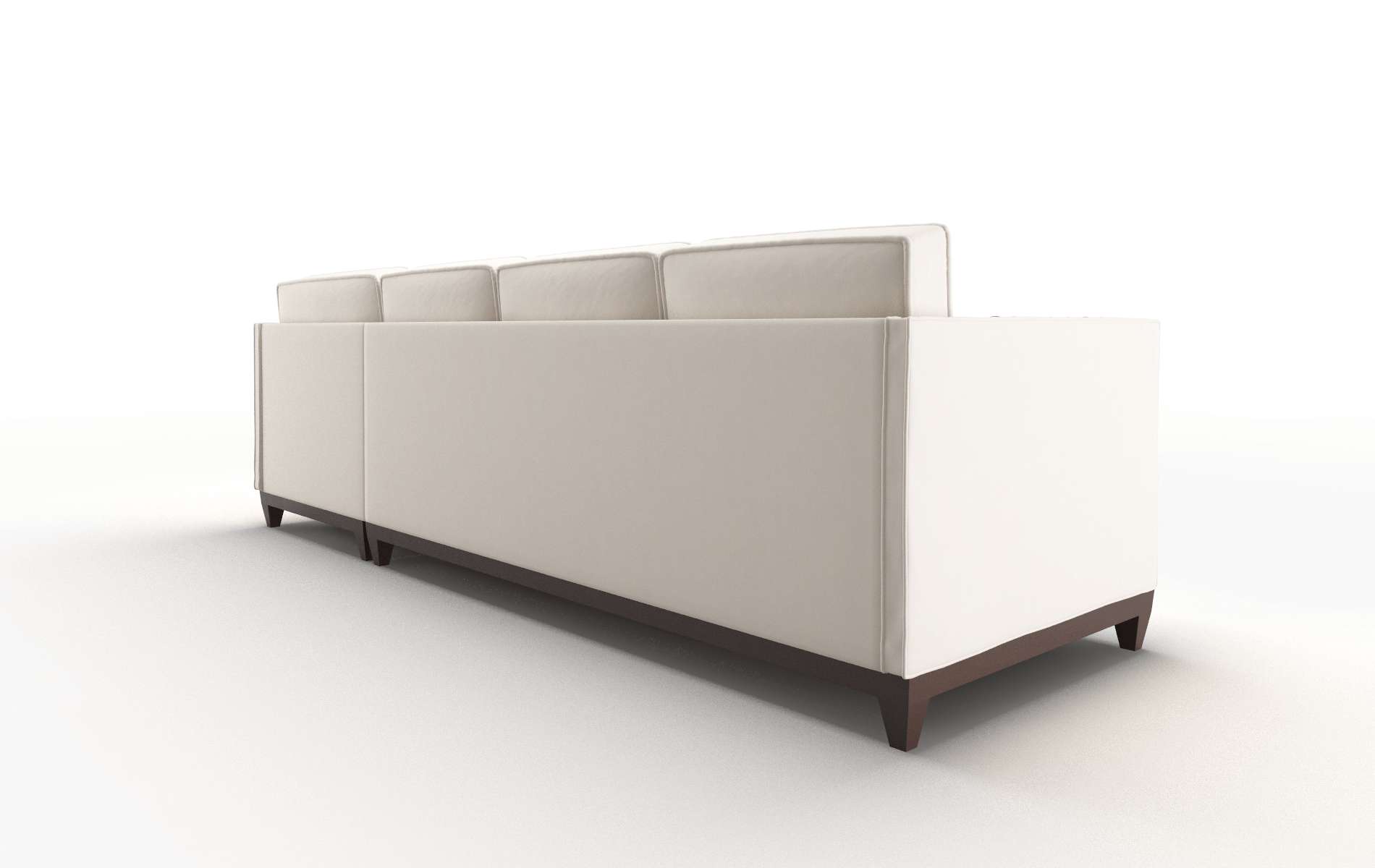 Florence Blanche Milky Panel espresso legs 5