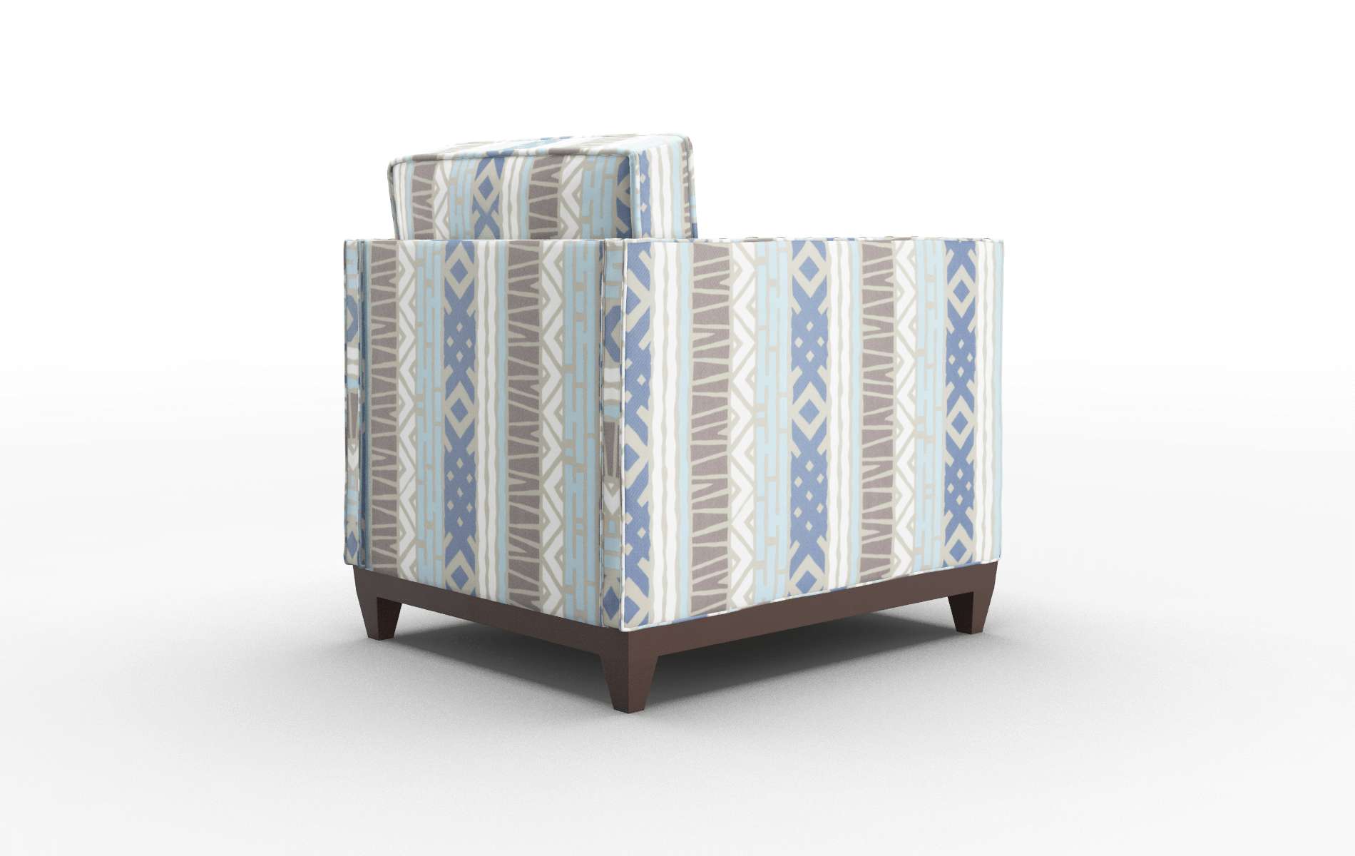 Florence Bodhi Indigo Chair espresso legs 5