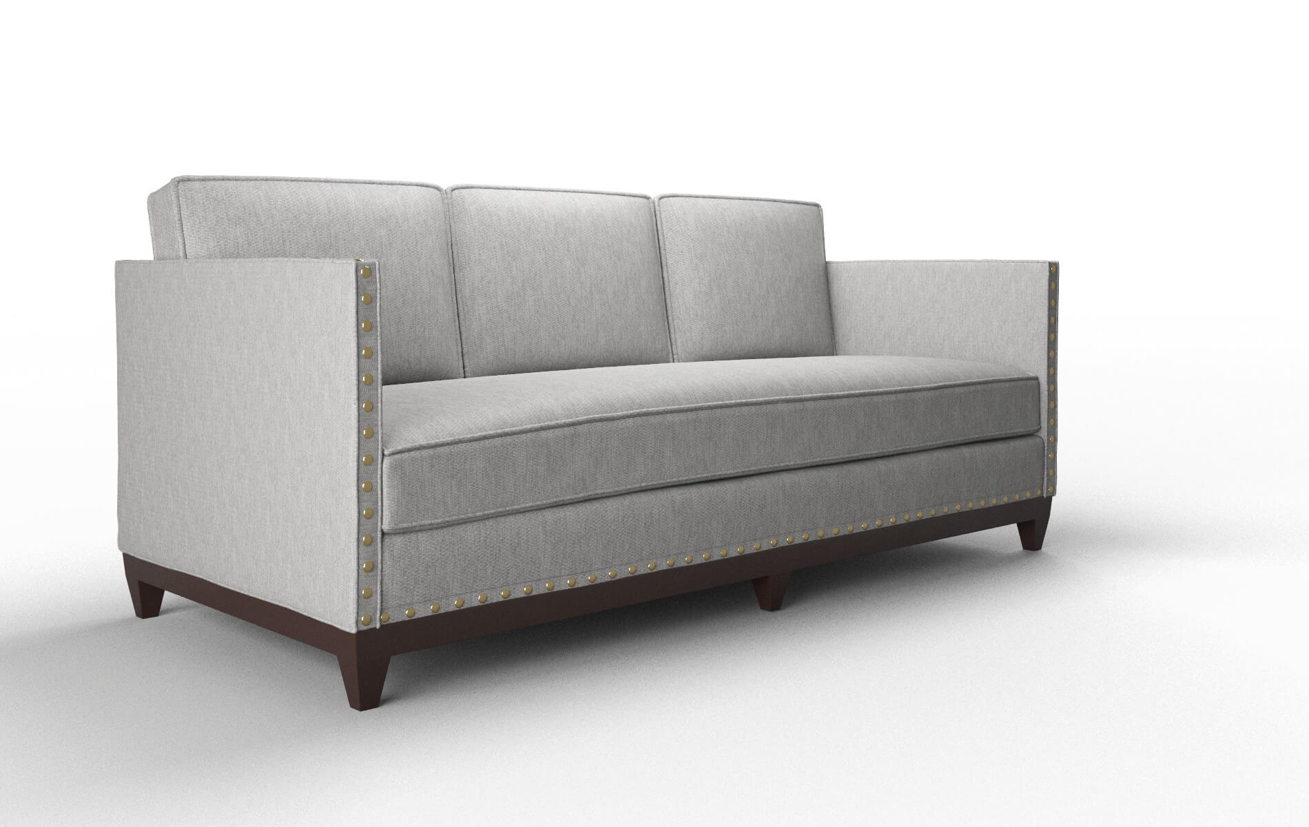 Florence Bungalow Graphite Sofa espresso legs 2