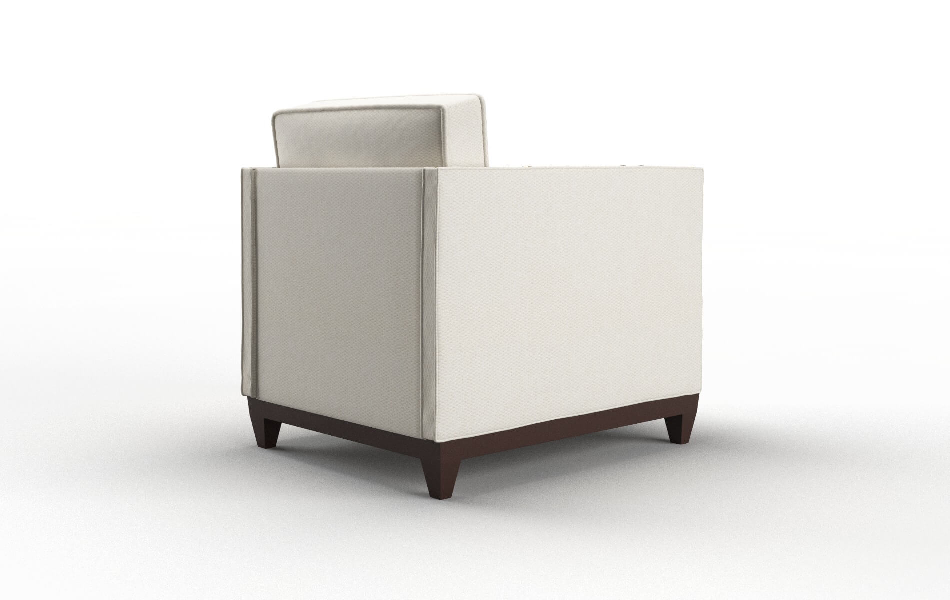 Florence Bungalow Ivory Chair espresso legs 5