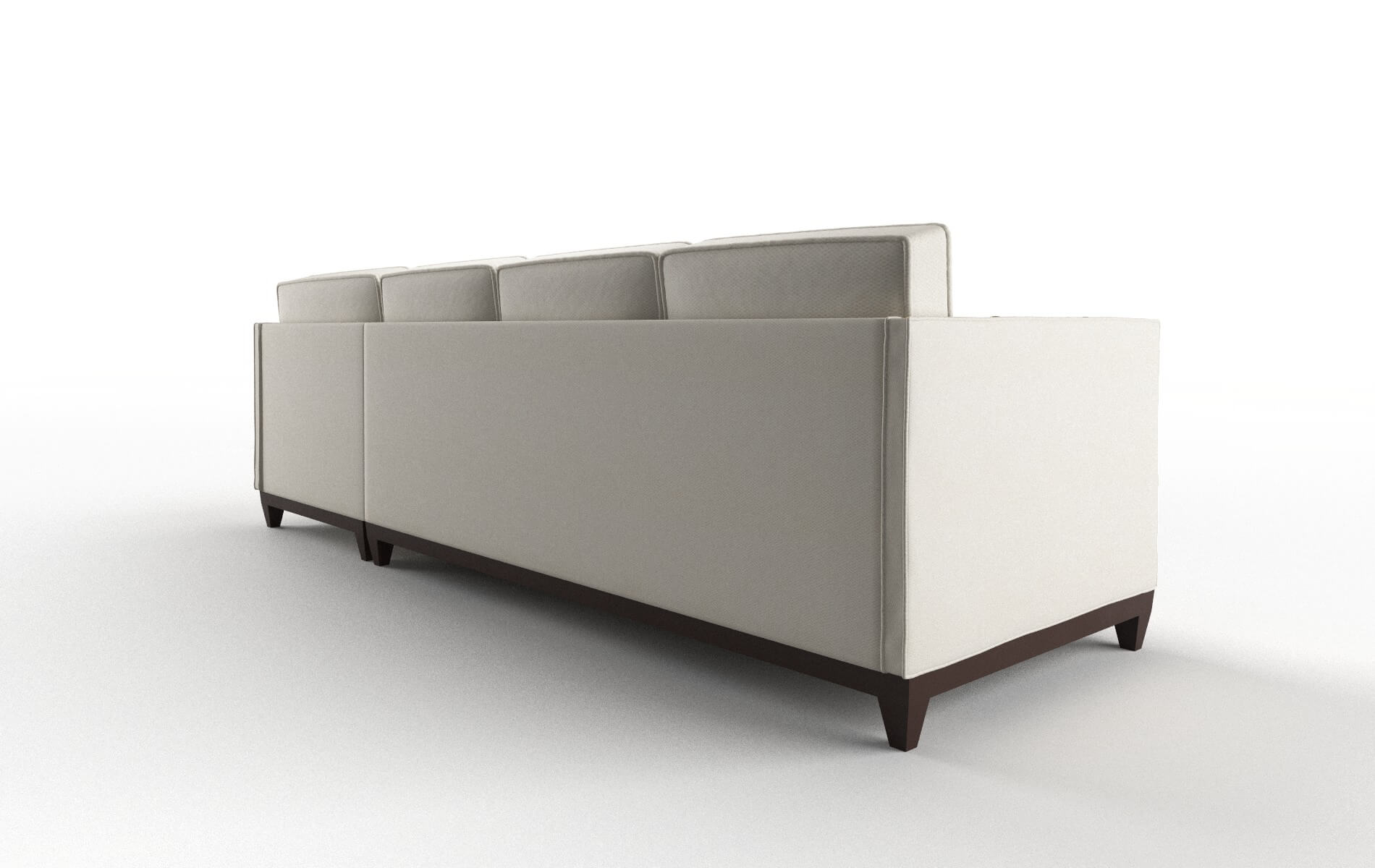 Florence Bungalow Ivory Panel espresso legs 5