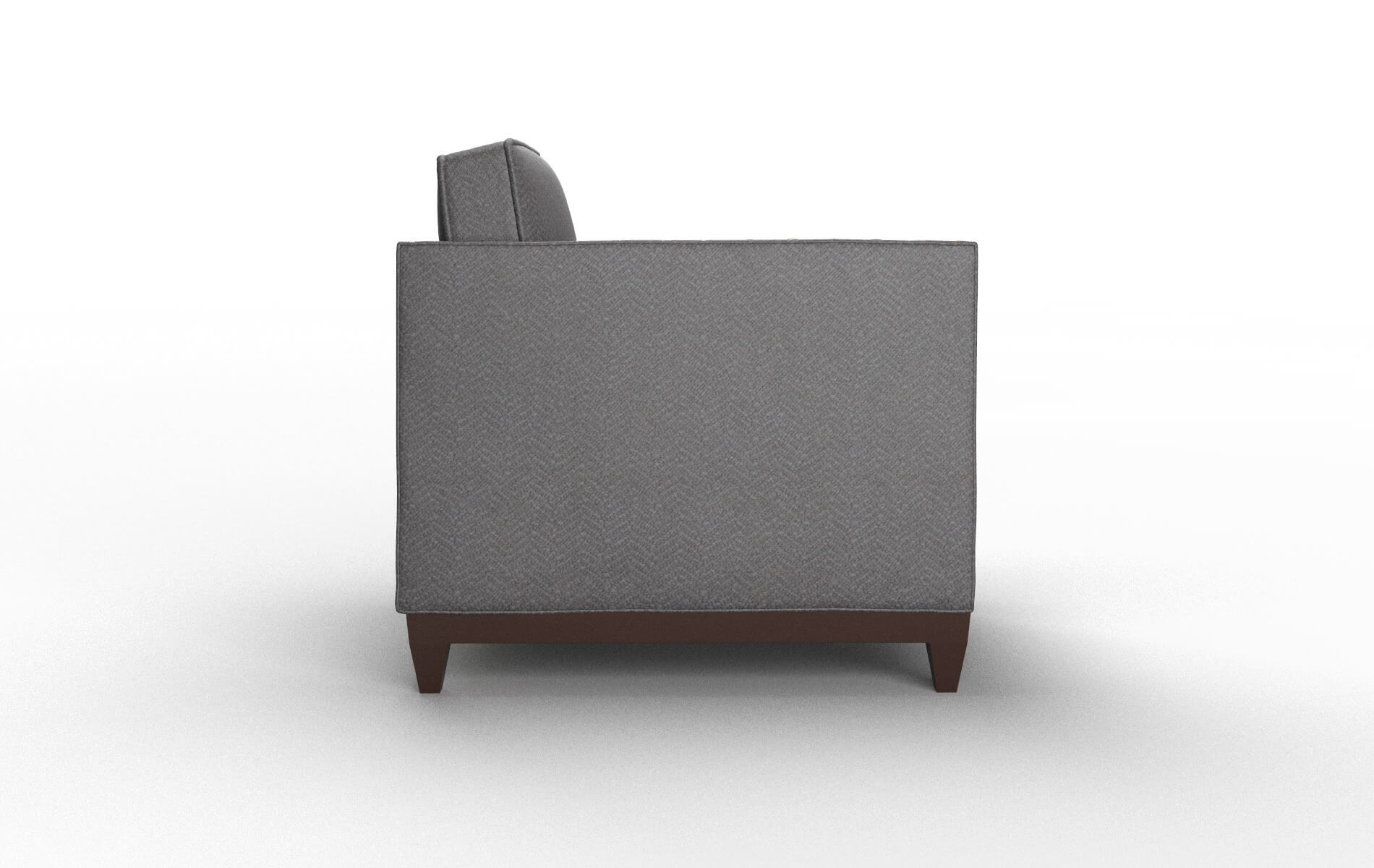 Florence Catalina Charcoal Chair espresso legs 3