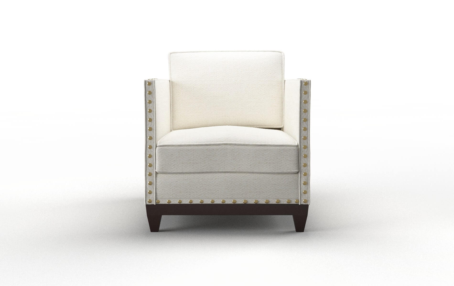 Florence Catalina Ivory chair espresso legs