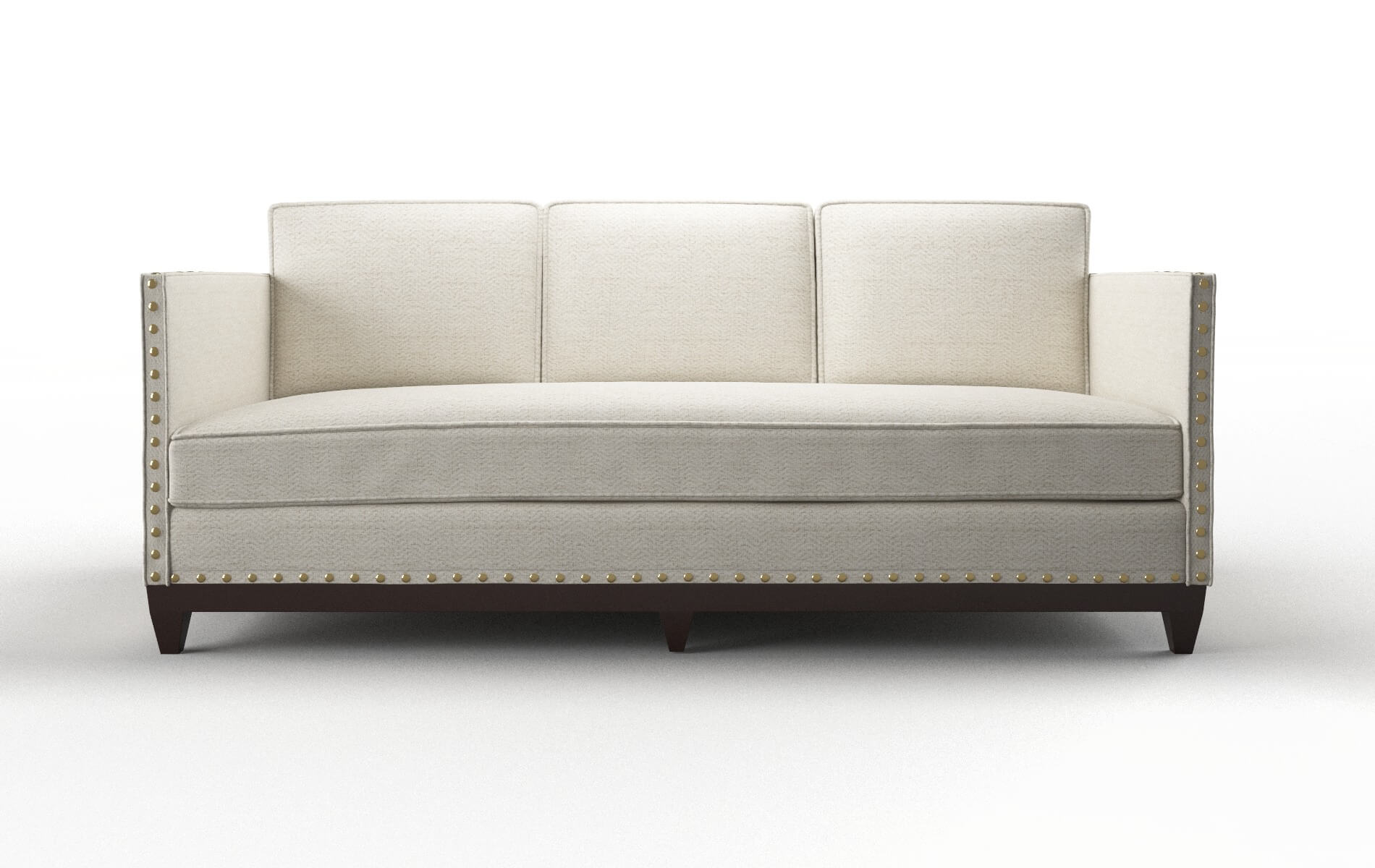 Florence Catalina Linen Sofa espresso legs 1