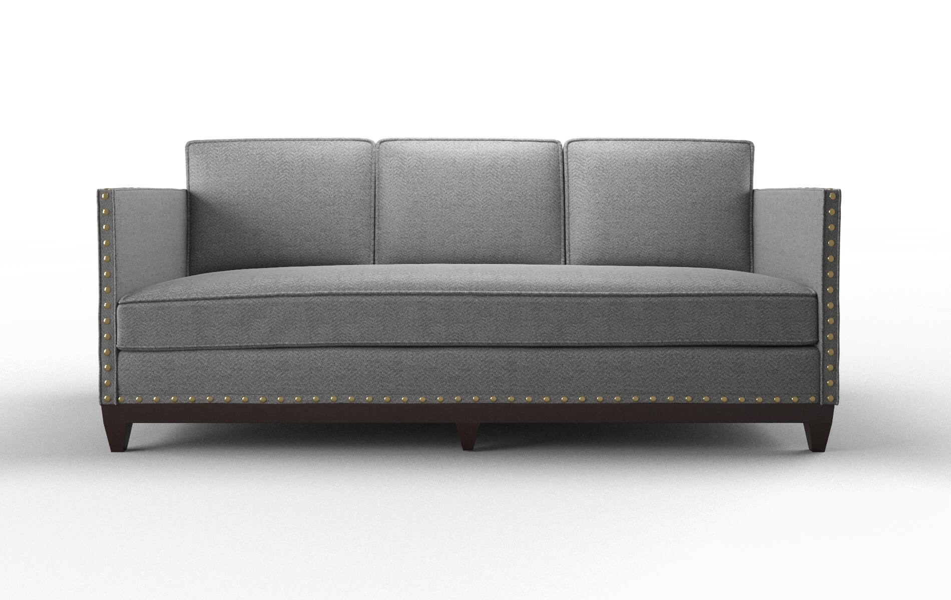 Florence Catalina Steel Sofa espresso legs 1