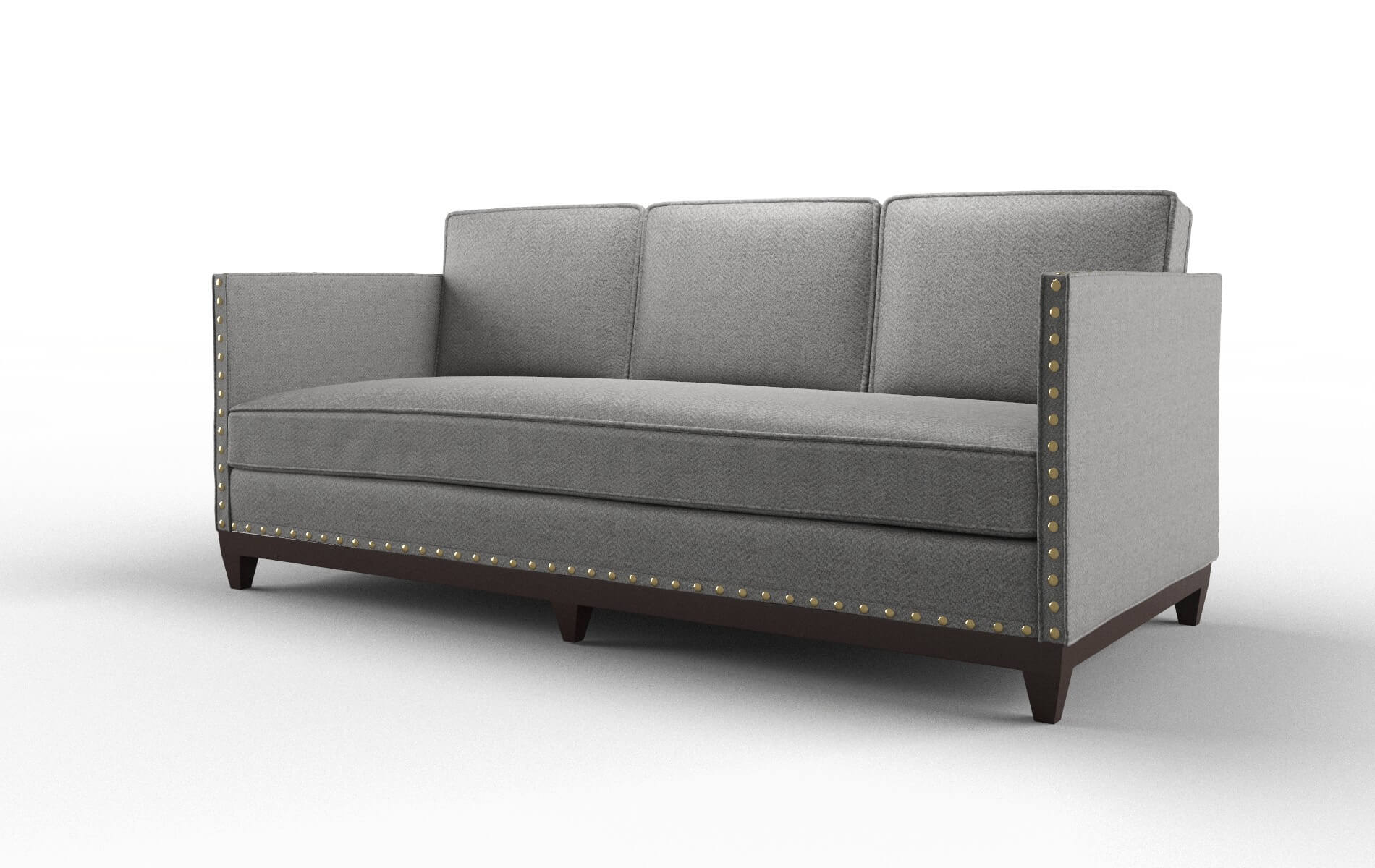 Florence Catalina Steel Sofa espresso legs 4