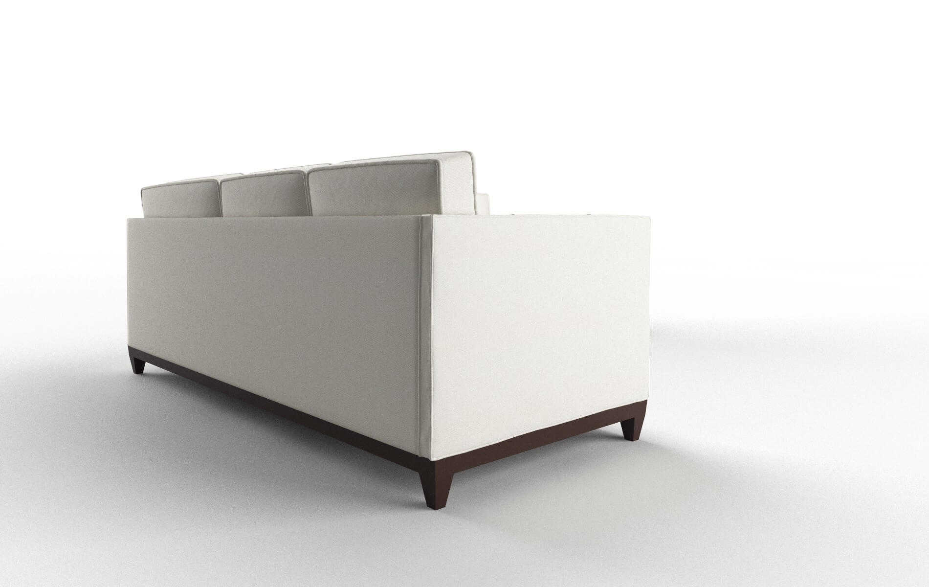 Florence Chance Bone Sectional espresso legs 3