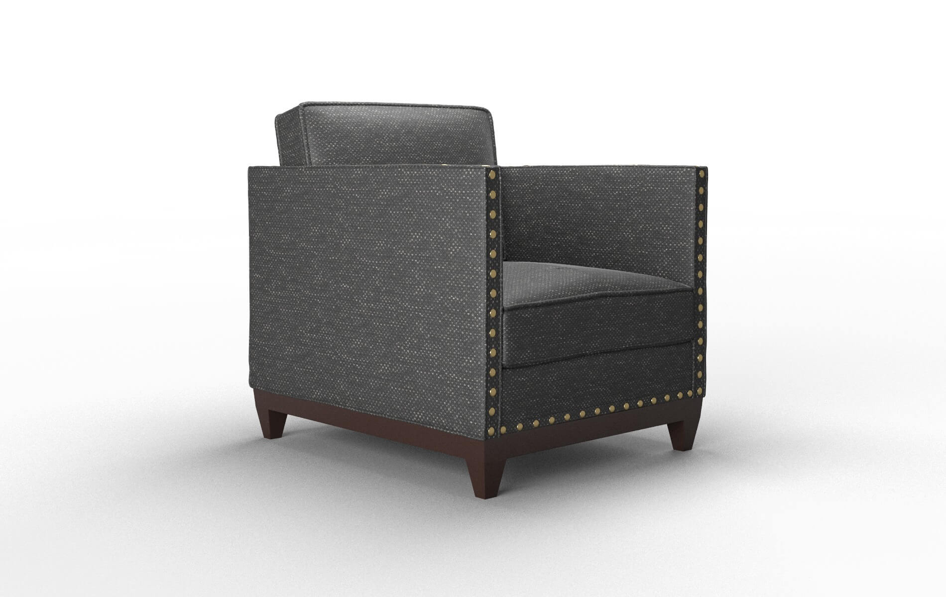 Florence Chance Denim Chair espresso legs 2