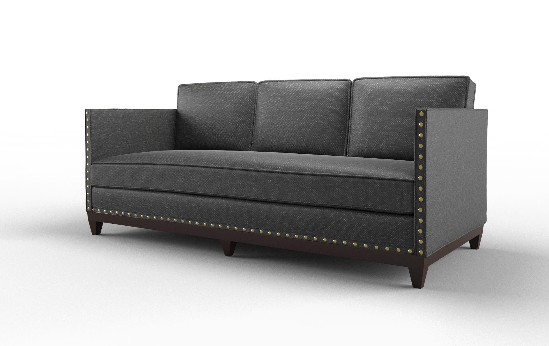 Florence Chance Denim Sofa espresso legs 4