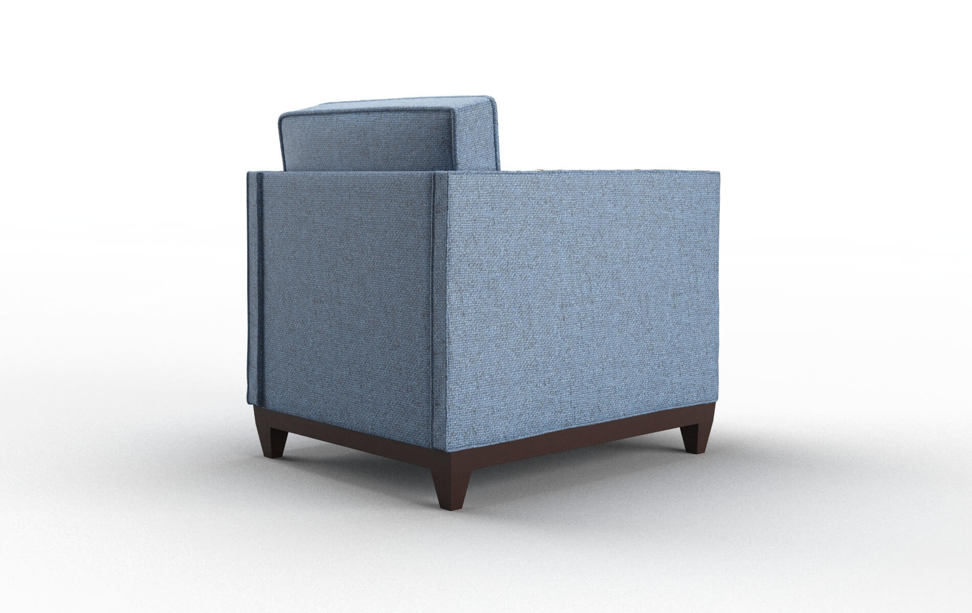 Florence Clyde Deep_ocean Chair espresso legs 5