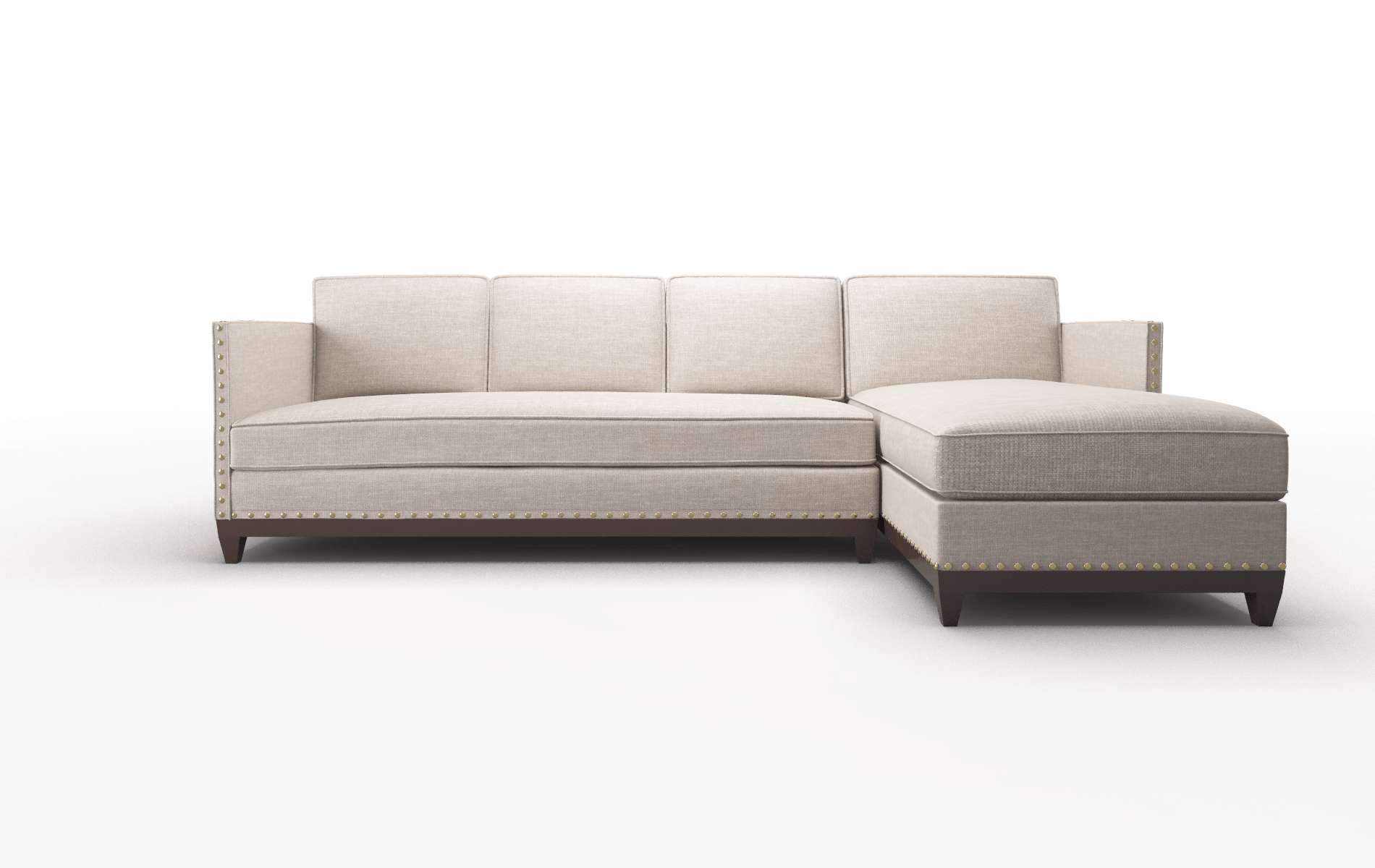 Florence Clyde Dolphin Panel espresso legs 1