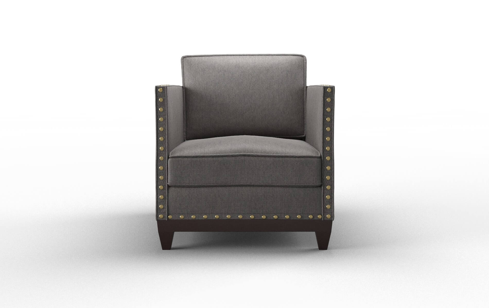 Florence Cosmo Charcoal Chair espresso legs 1
