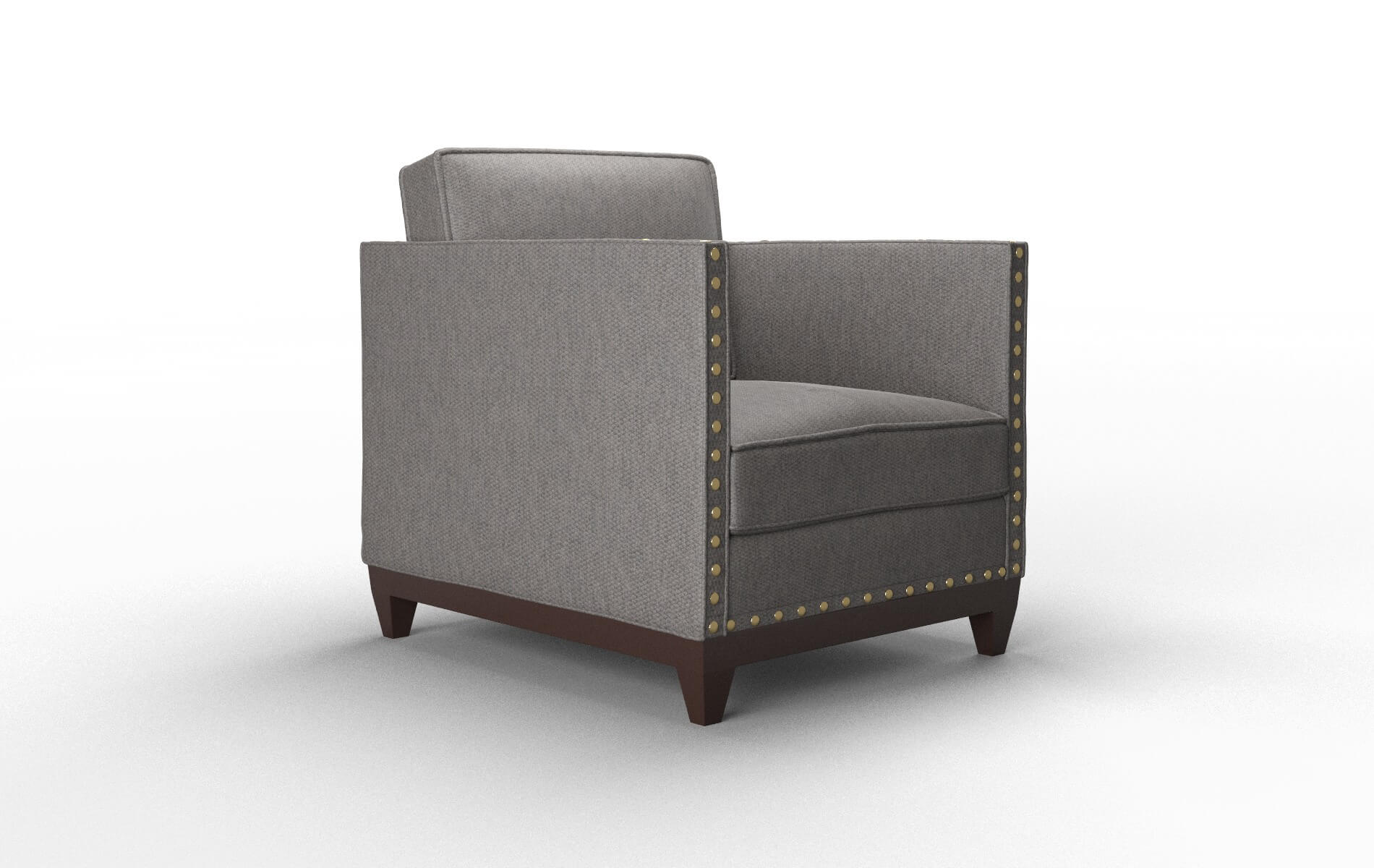 Florence Cosmo Charcoal Chair espresso legs 2