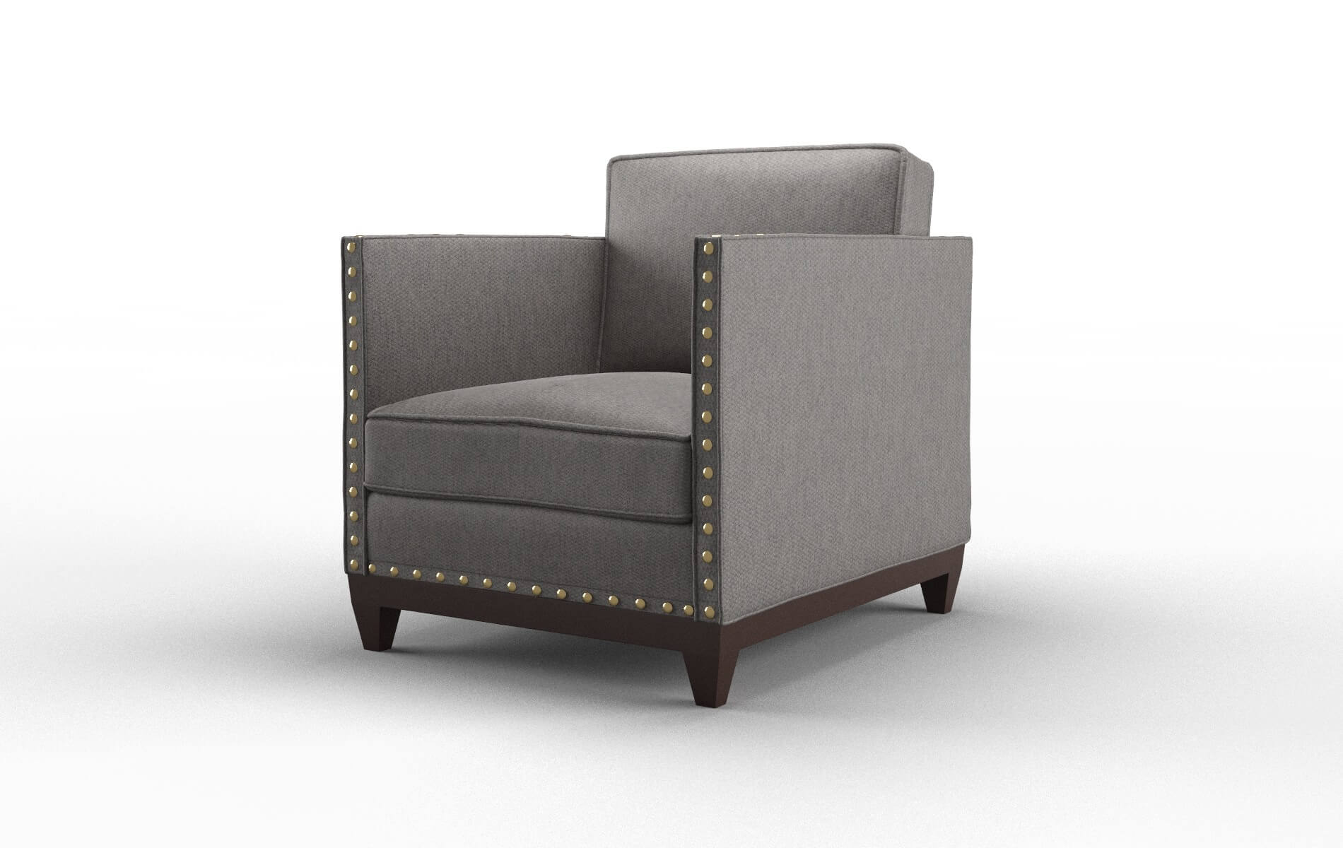 Florence Cosmo Charcoal Chair espresso legs 4