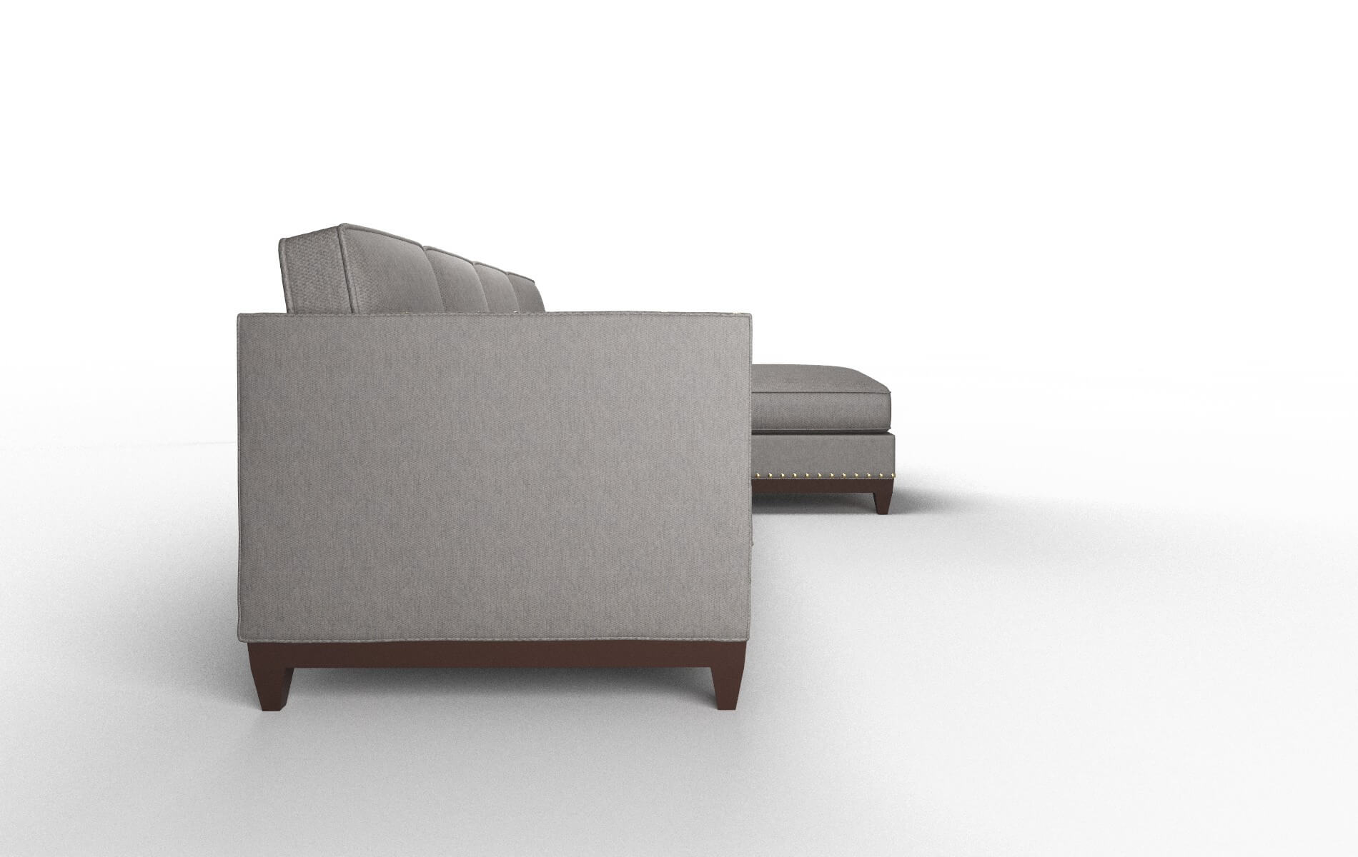 Florence Cosmo Charcoal Panel espresso legs 3