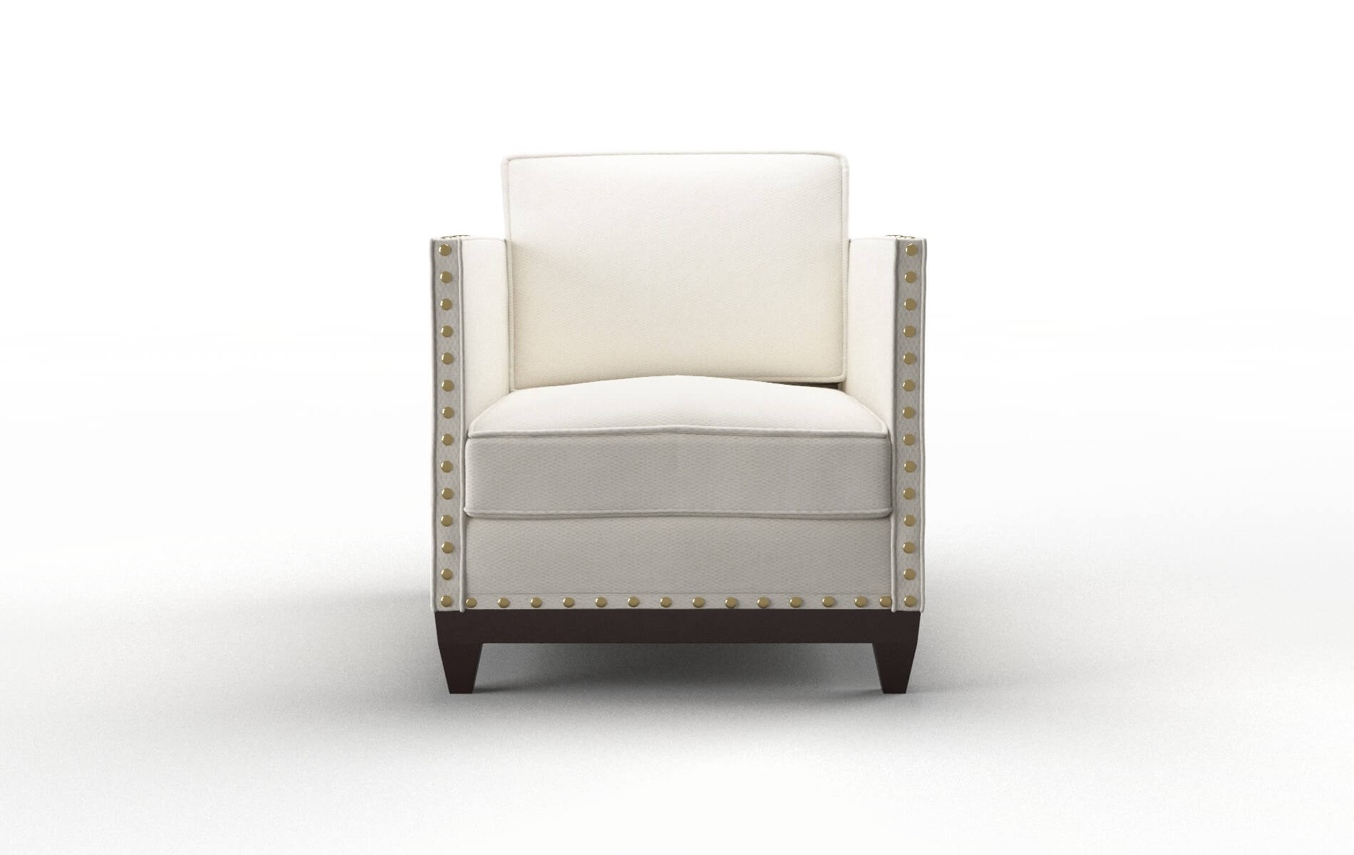 Florence Cosmo ivory Chair Espresso Legs  1