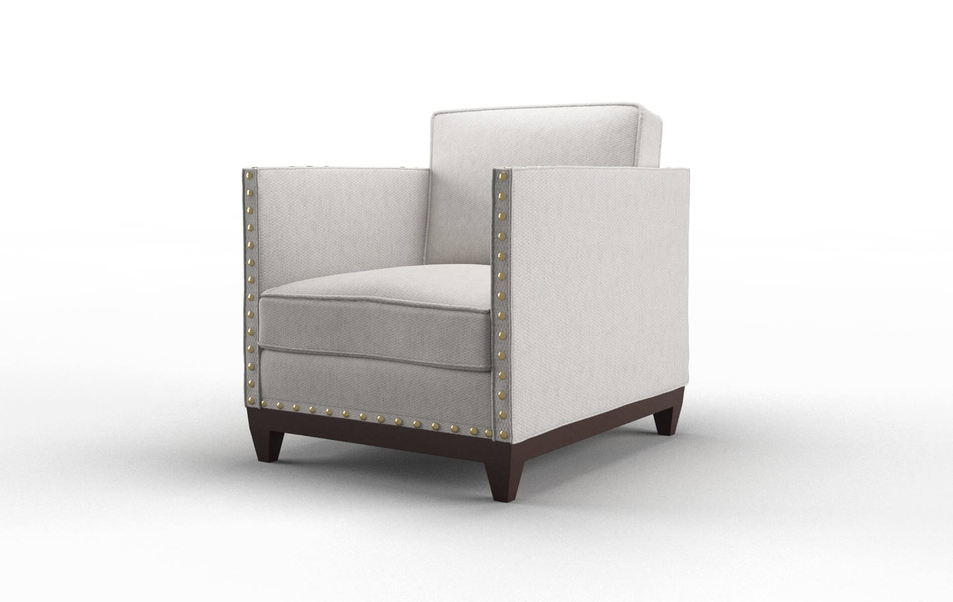 Florence Cosmo Silver Chair espresso legs 4