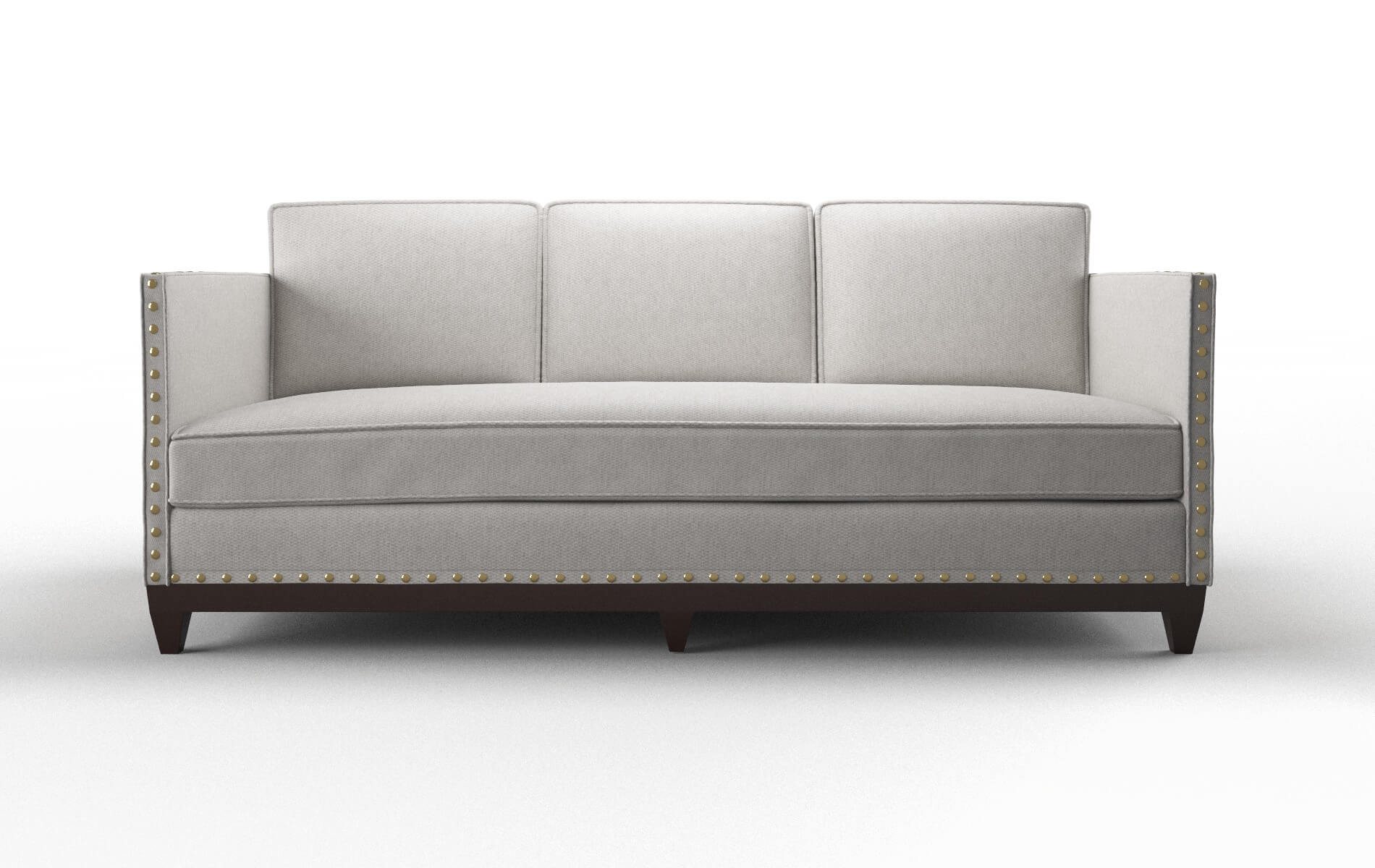 Florence Cosmo Silver Sofa espresso legs 1