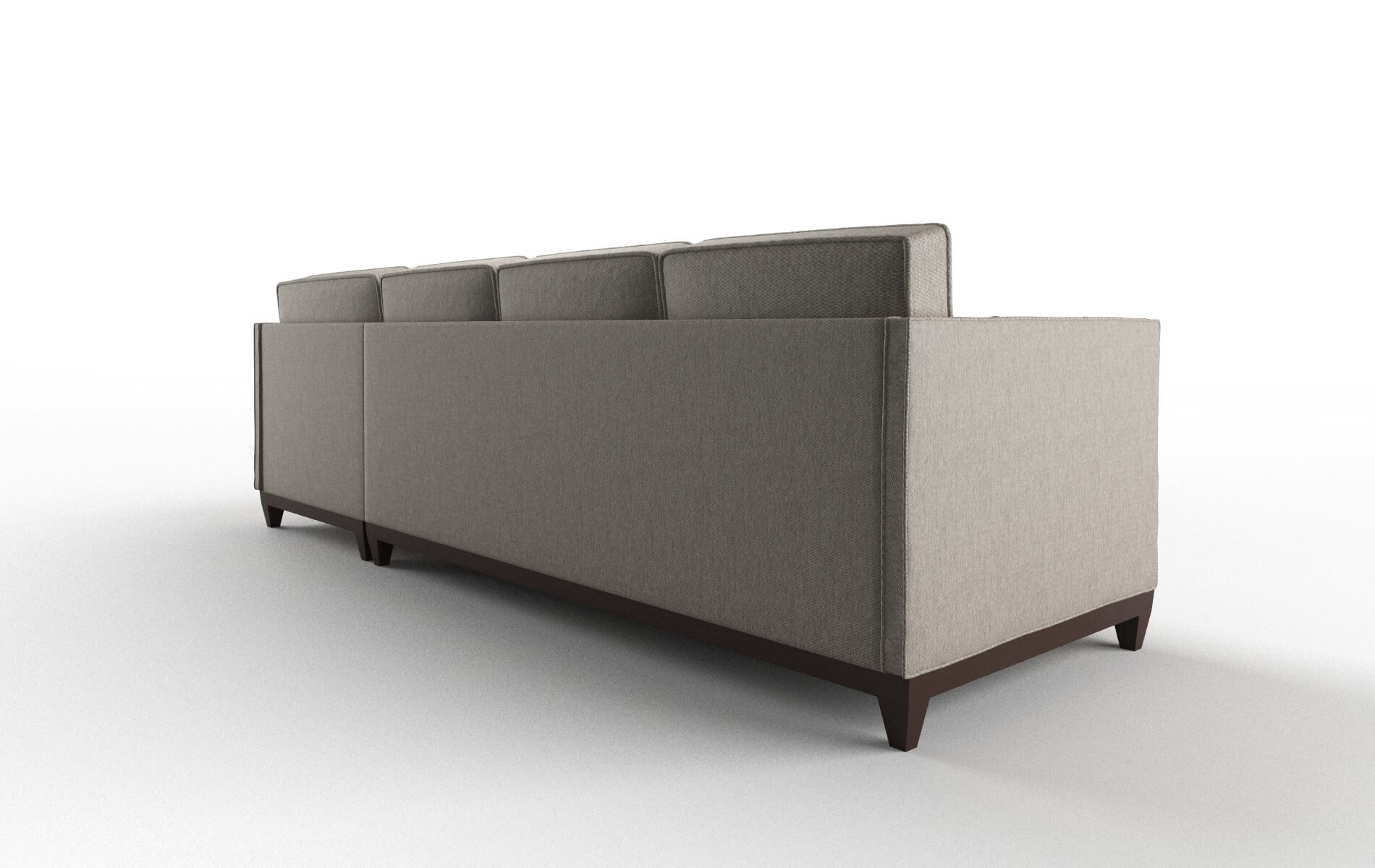 Florence Cosmo Taupe Panel espresso legs 5