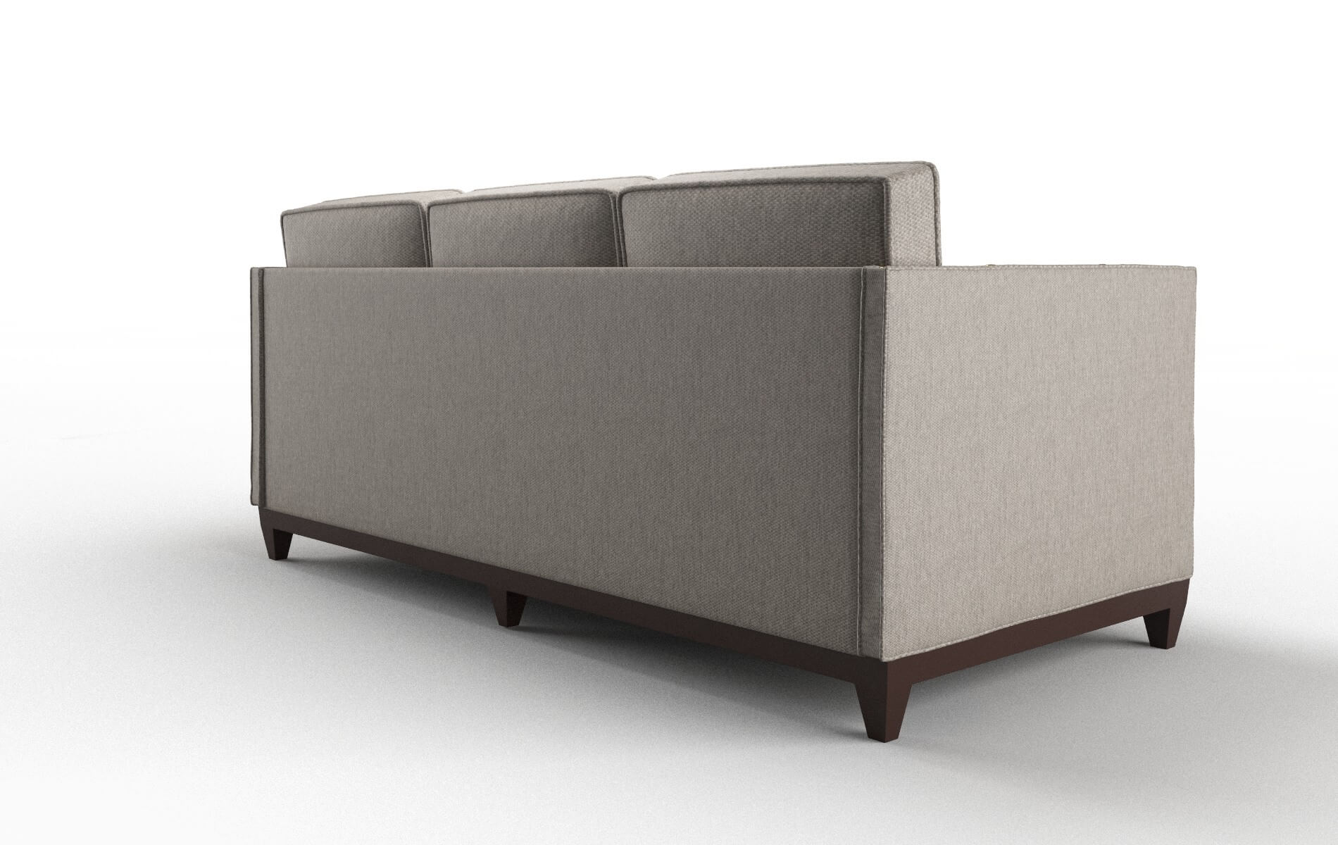 Florence Cosmo Taupe Sofa espresso legs 5