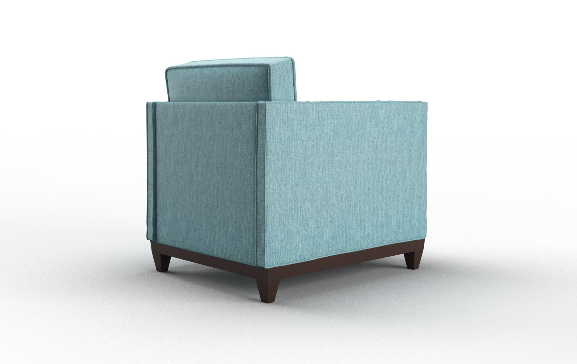 Florence Cosmo Turquoise Chair espresso legs 5
