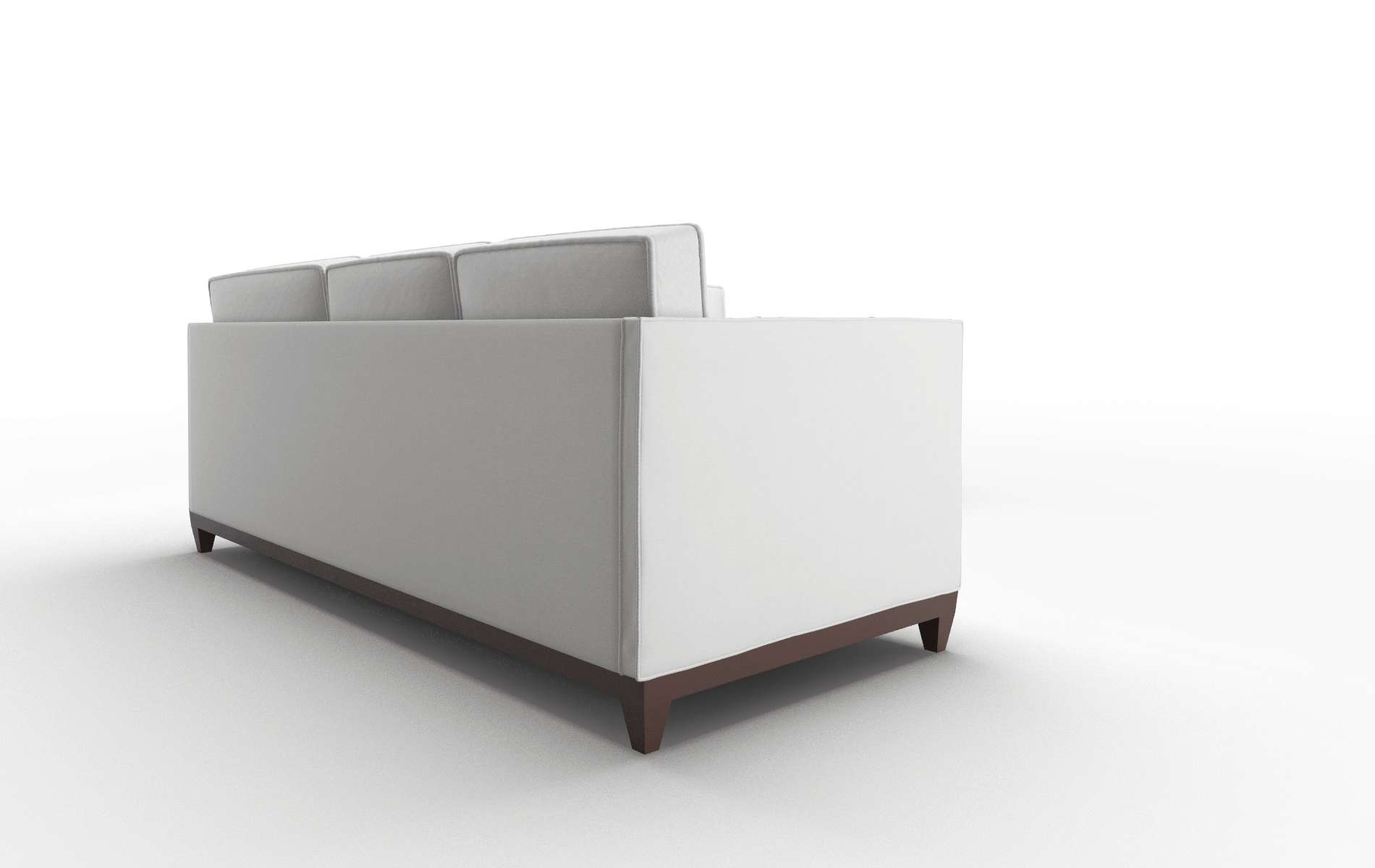 Florence Dawson Platinum Sectional espresso legs 3