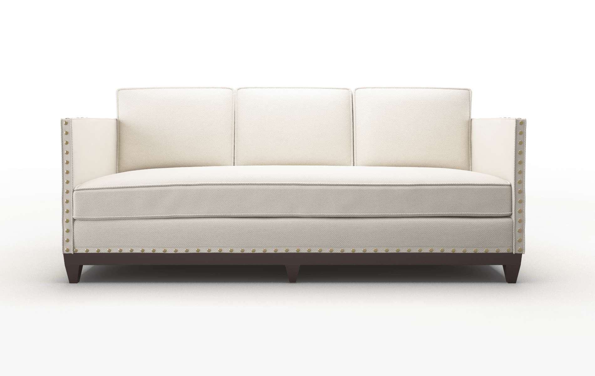 Florence Dawson Sand Sofa espresso legs 1