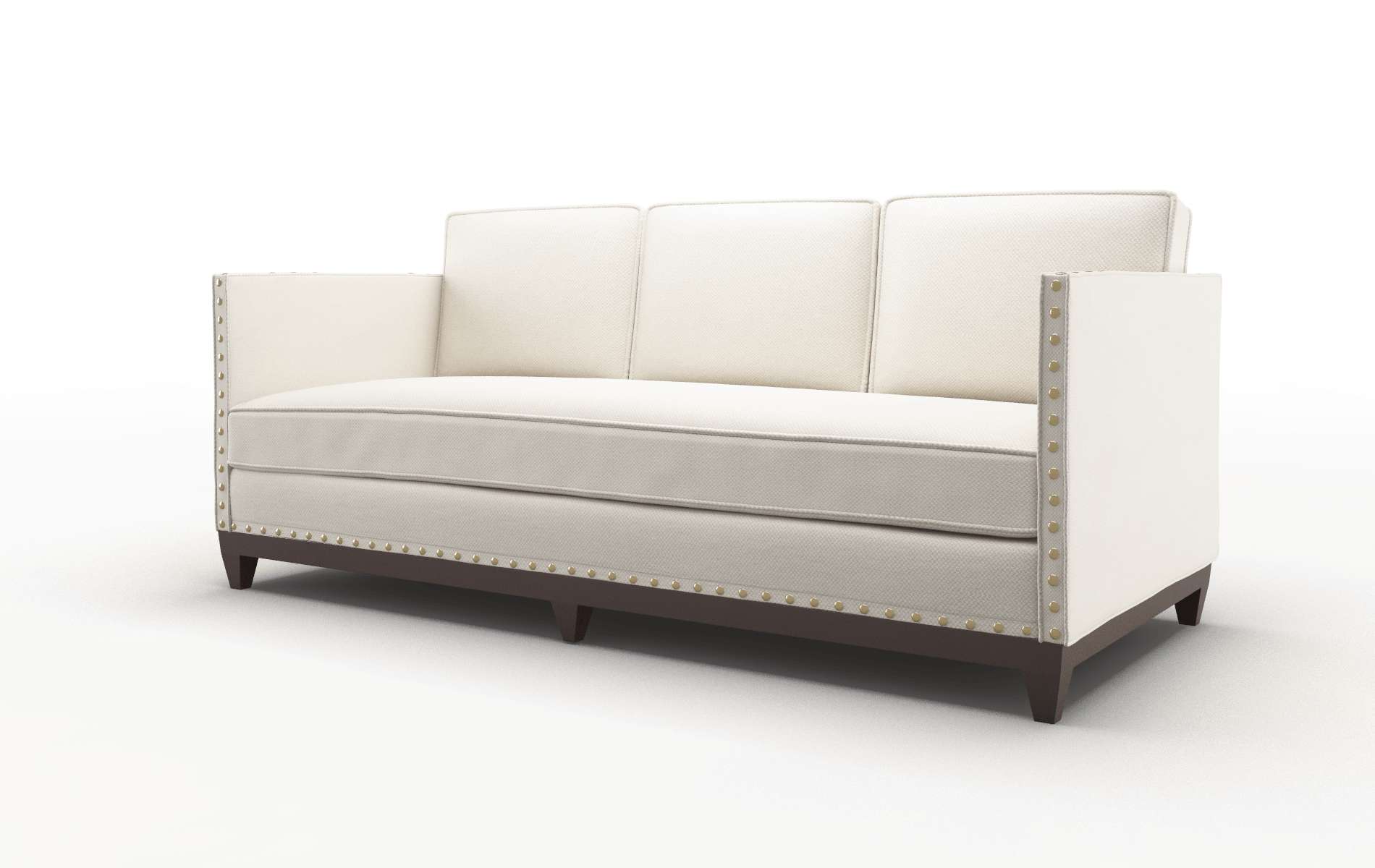 Florence Dawson Sand Sofa espresso legs 4