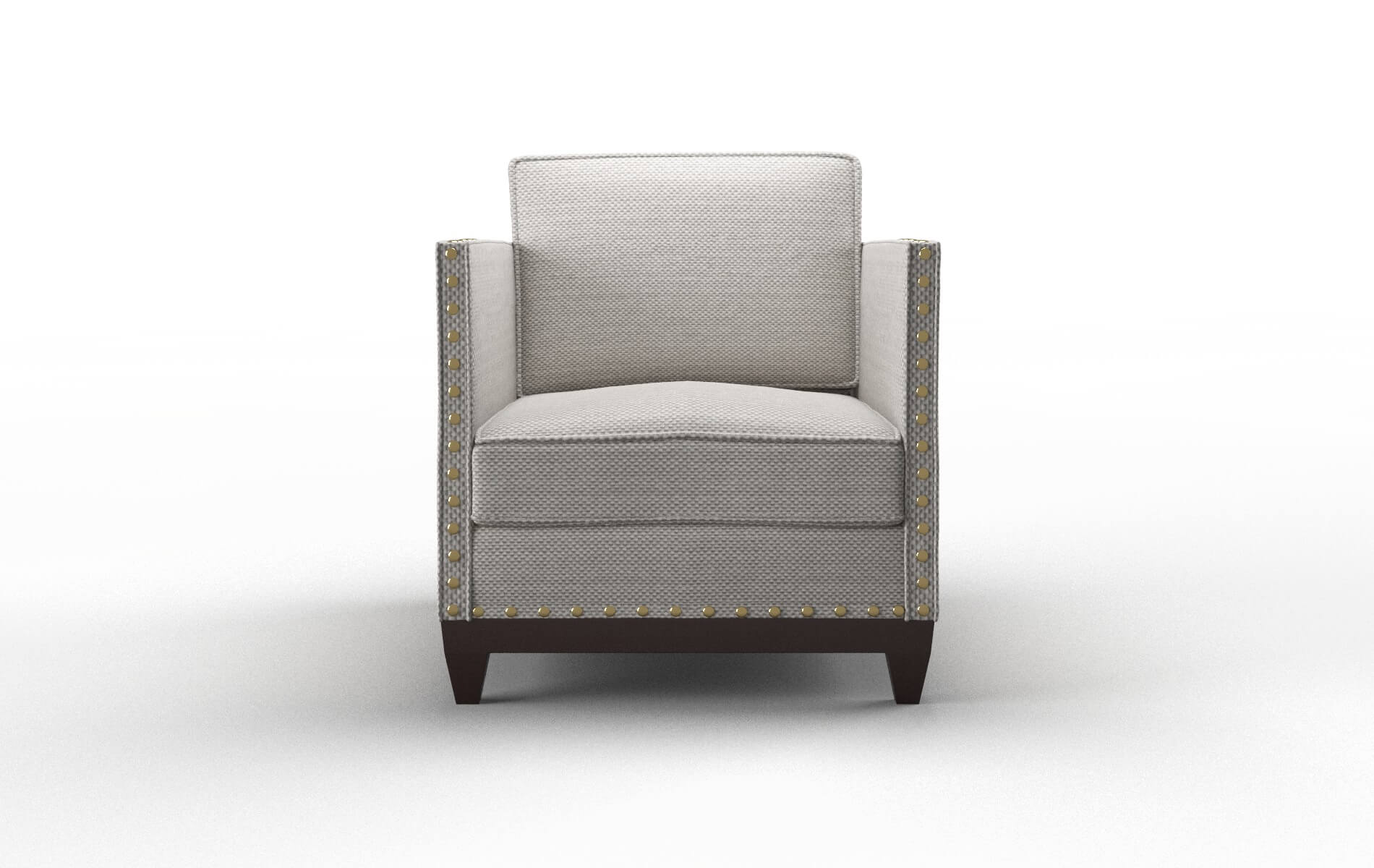 Florence Derby Grey Chair espresso legs 1