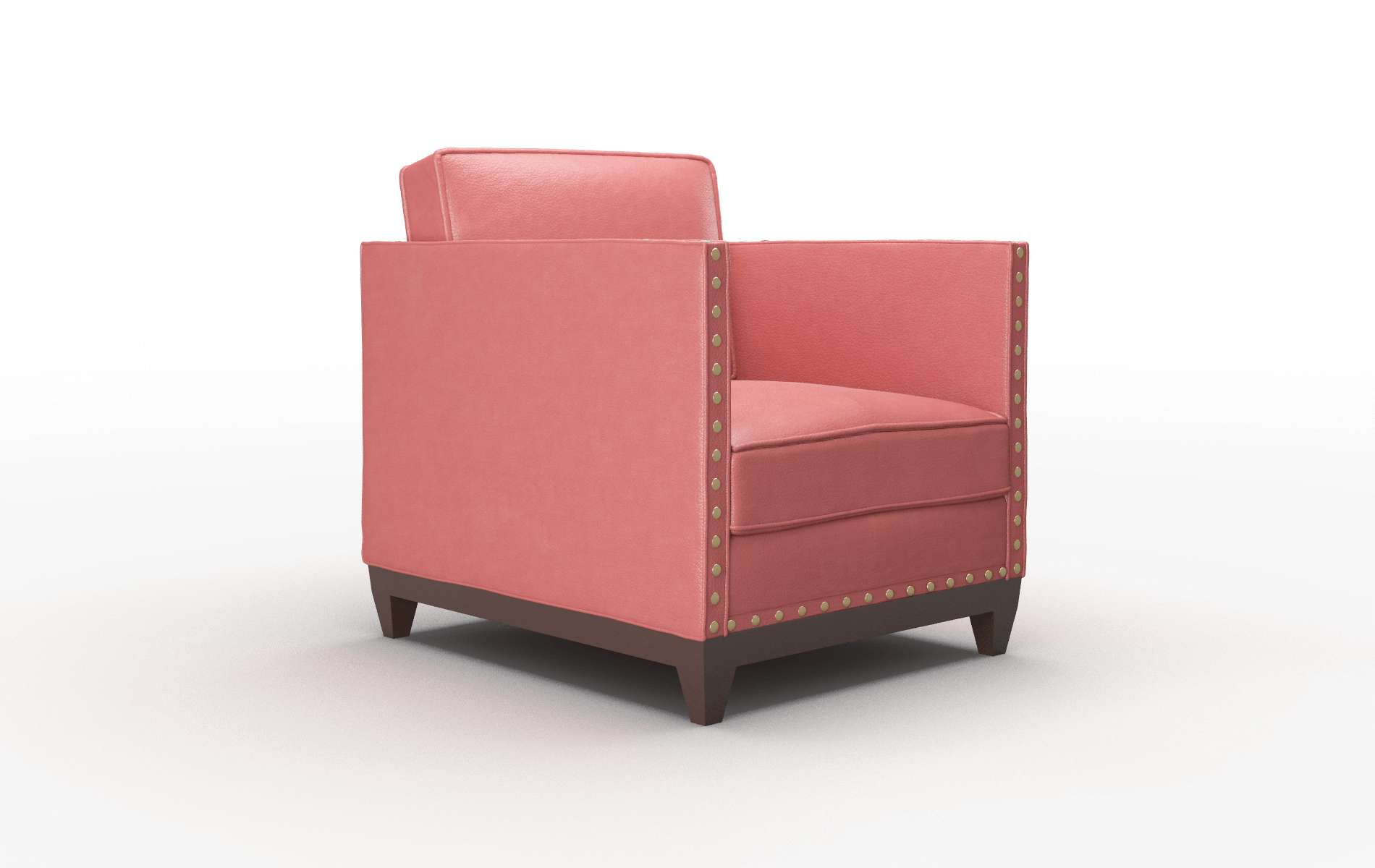 Florence Dillion Cordovan Chair espresso legs 2