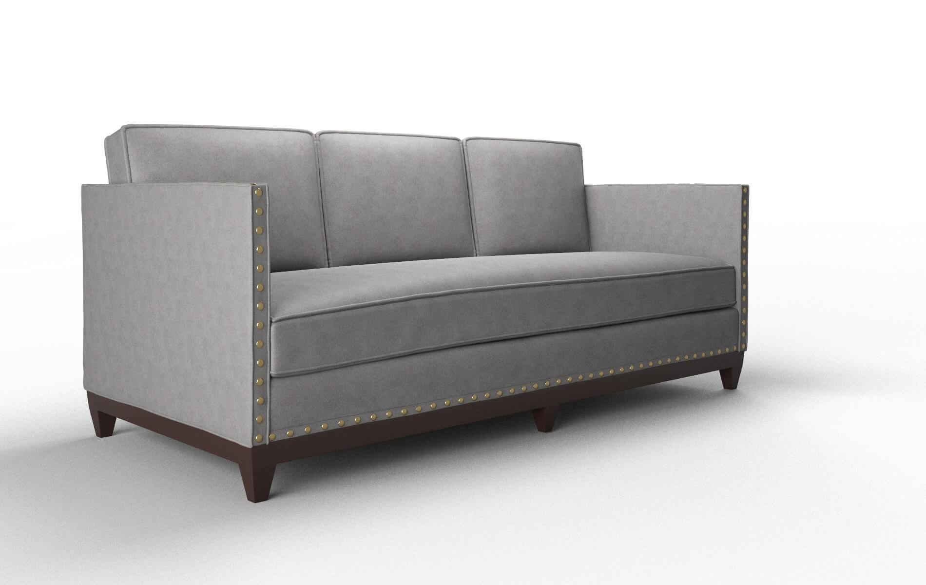 Florence Dream_d Charcoal Sofa espresso legs 2