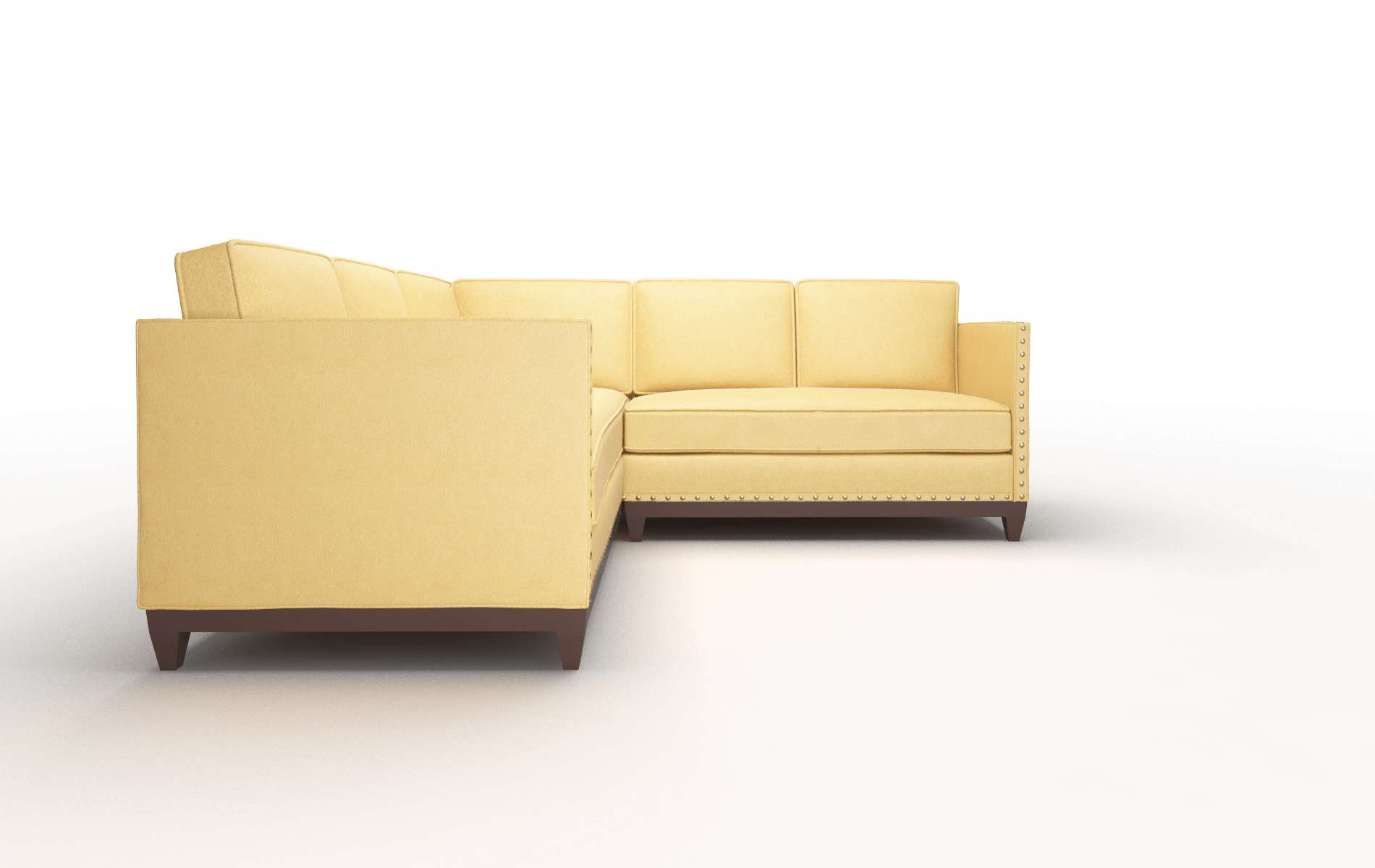 Florence Dream_d Sunflower Sectional espresso legs 2