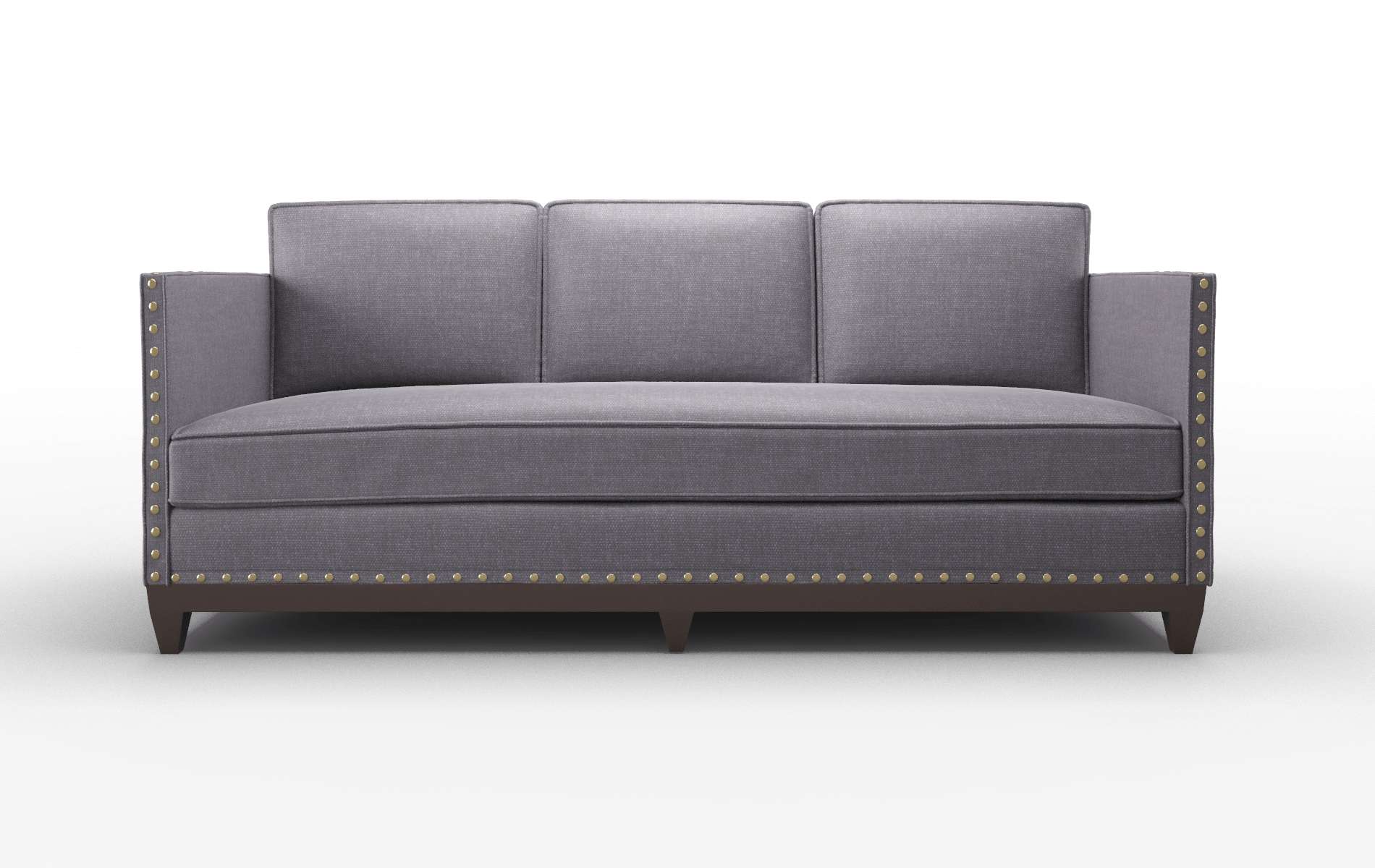 Florence Durham Ink Sofa espresso legs 1