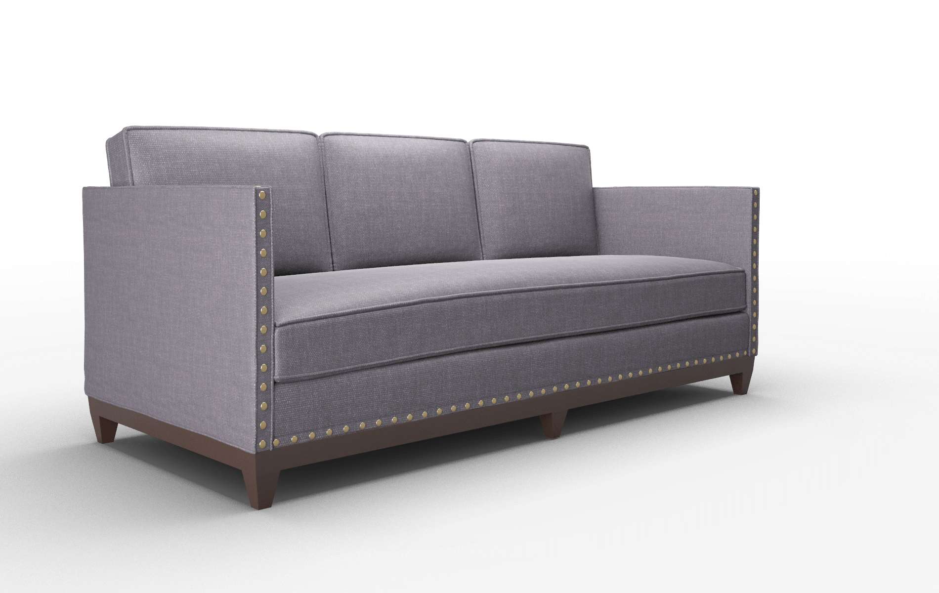 Florence Durham Ink Sofa espresso legs 2